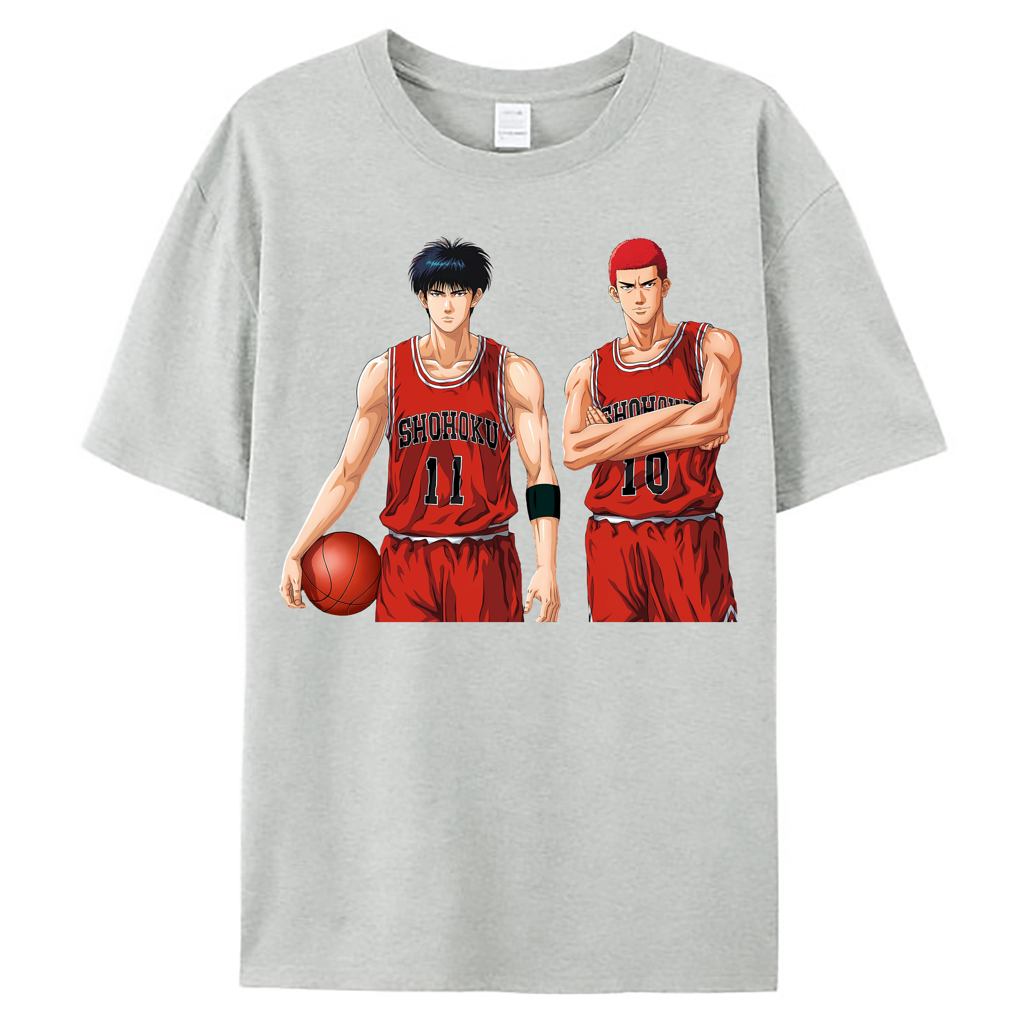 （画像用） SLAM DUNK／スラムダンク レディースカジュアルプリントTシャツ（綿100％）