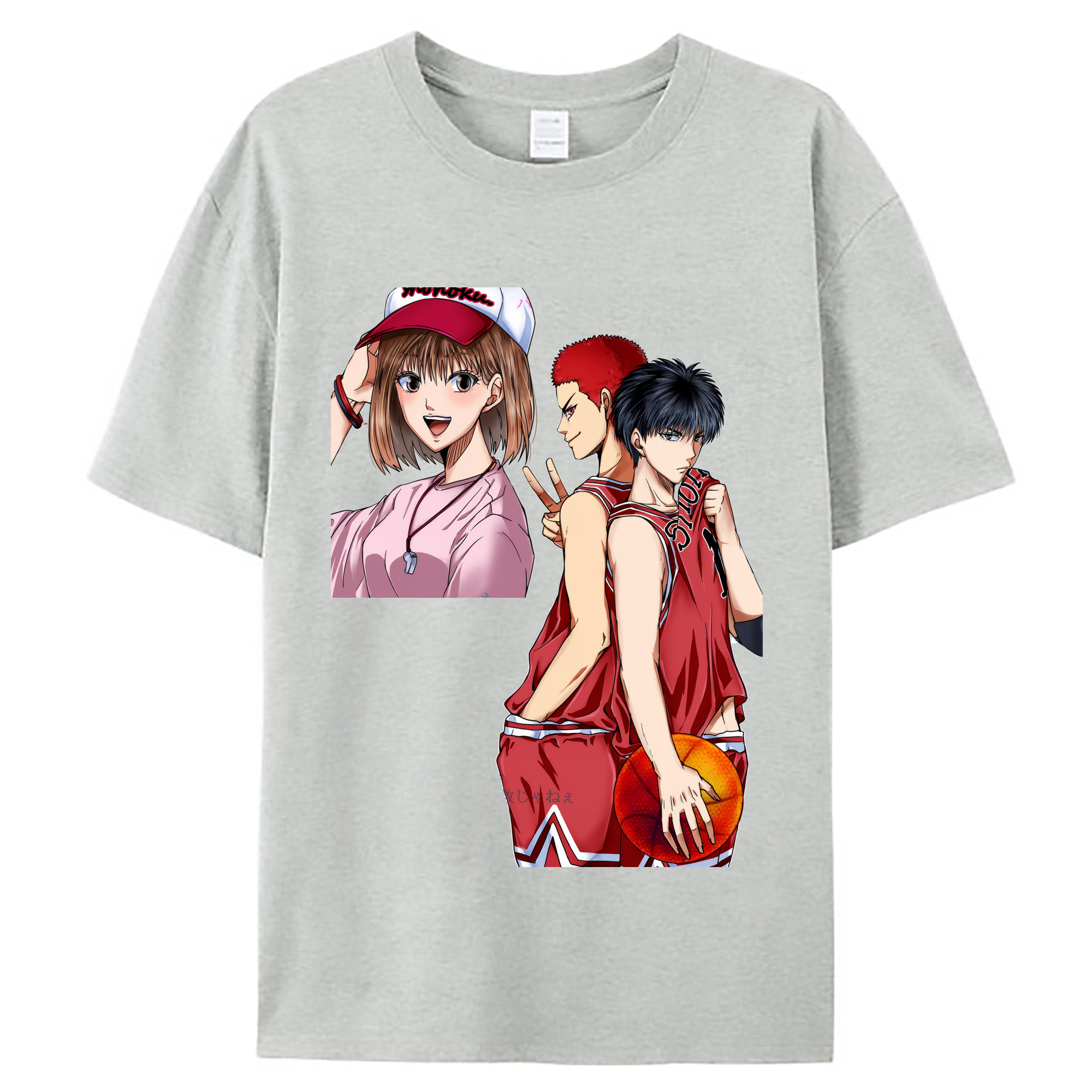 （画像用） SLAM DUNK／スラムダンク レディースカジュアルプリントTシャツ（綿100％）