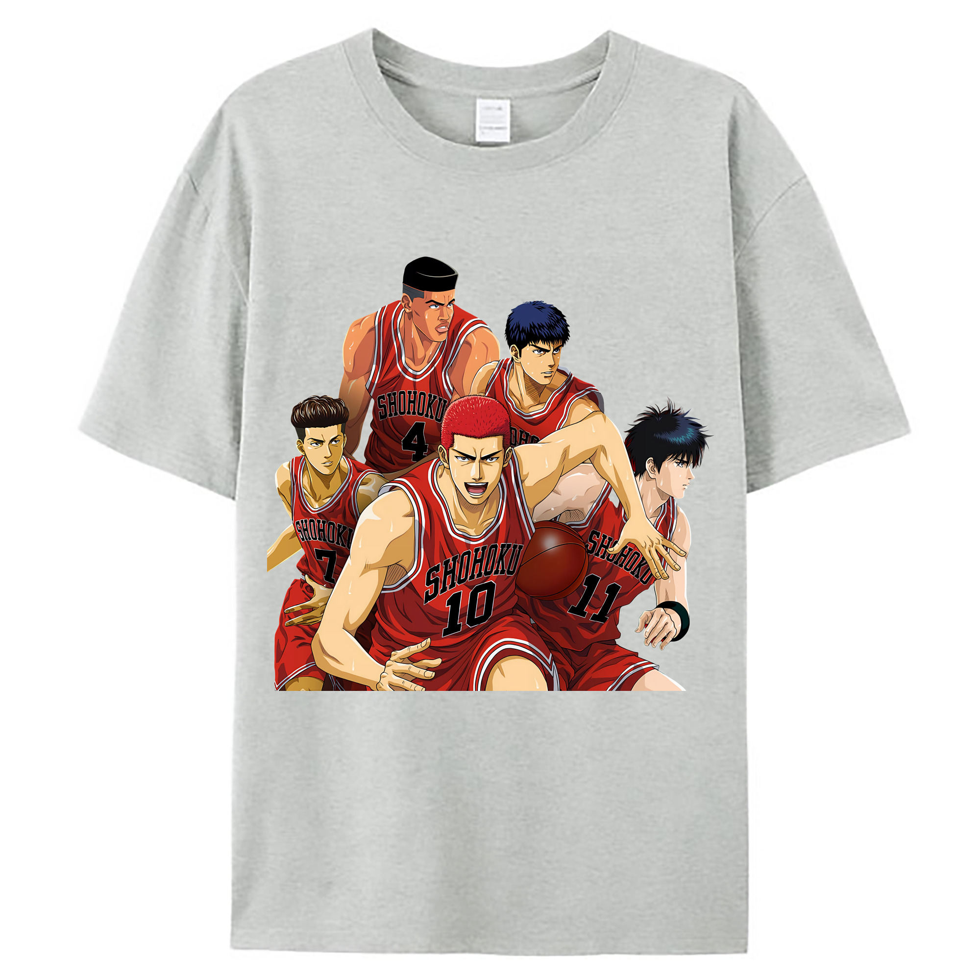 （画像用） SLAM DUNK／スラムダンク レディースカジュアルプリントTシャツ（綿100％）