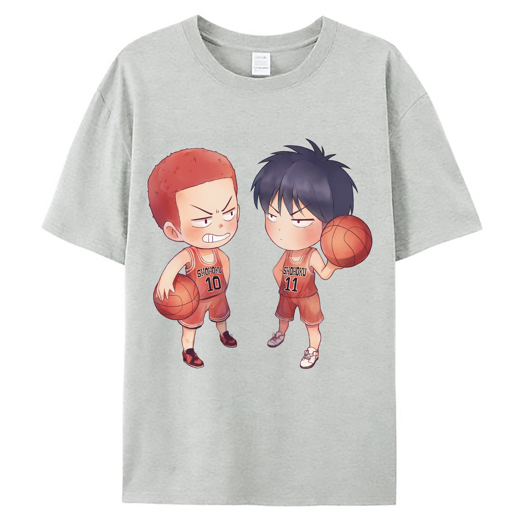 （画像用） SLAM DUNK／スラムダンク レディースカジュアルプリントTシャツ（綿100％）
