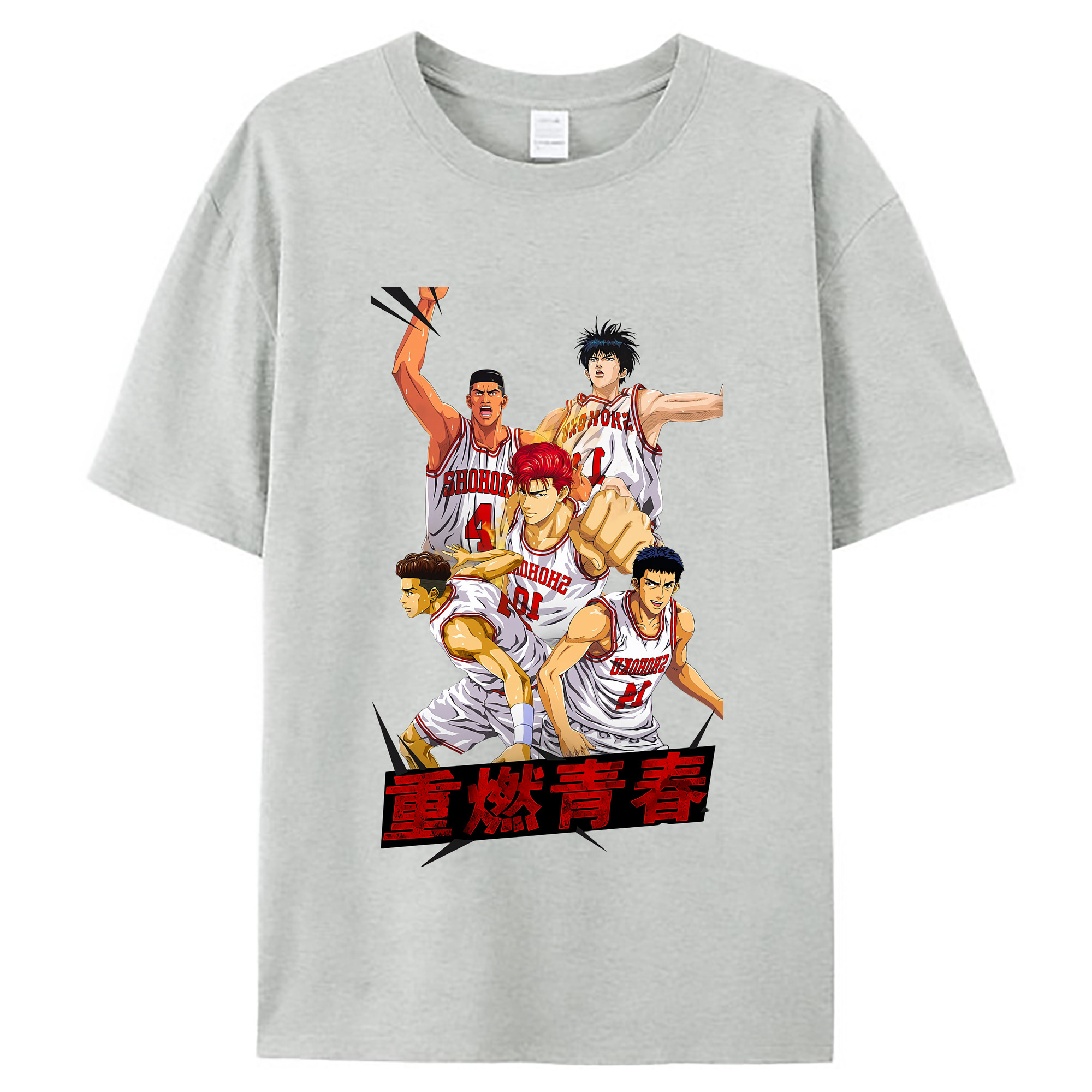 （画像用） SLAM DUNK／スラムダンク レディースカジュアルプリントTシャツ（綿100％）