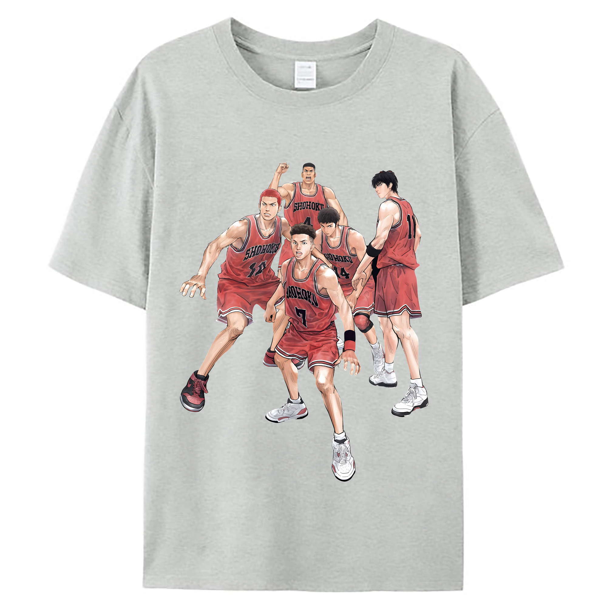 （画像用） SLAM DUNK／スラムダンク レディースカジュアルプリントTシャツ（綿100％）