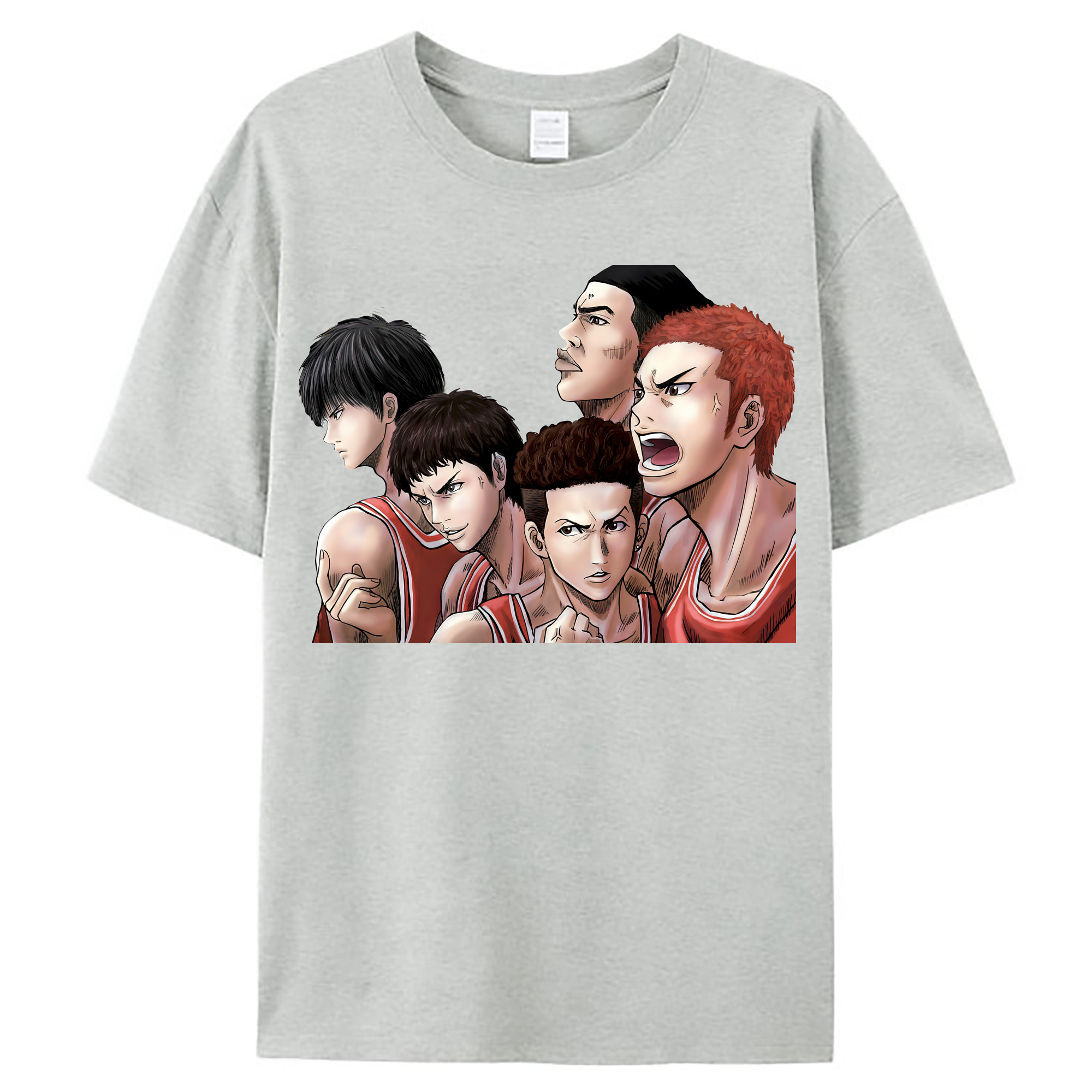 （画像用） SLAM DUNK／スラムダンク レディースカジュアルプリントTシャツ（綿100％）
