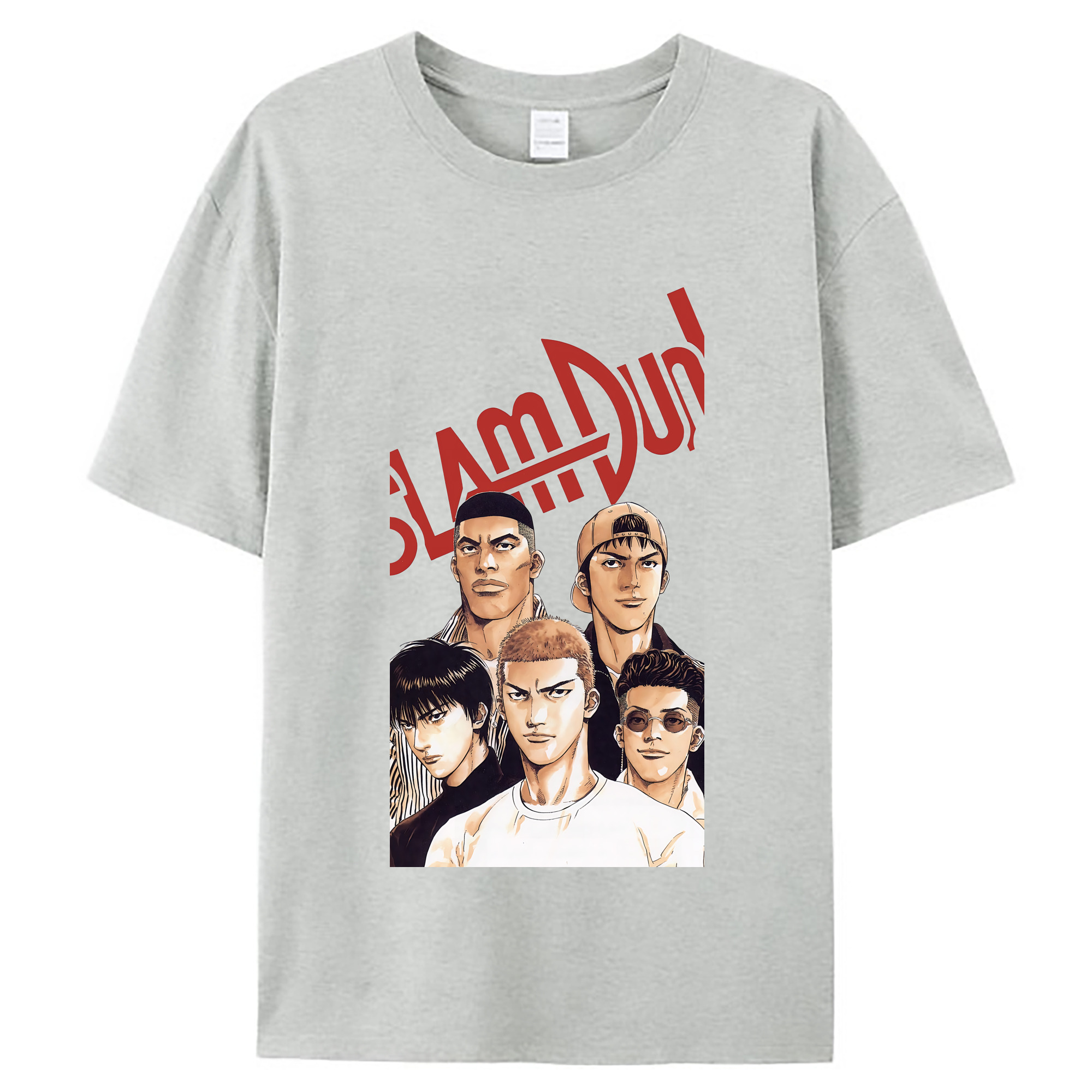 （画像用） SLAM DUNK／スラムダンク レディースカジュアルプリントTシャツ（綿100％）