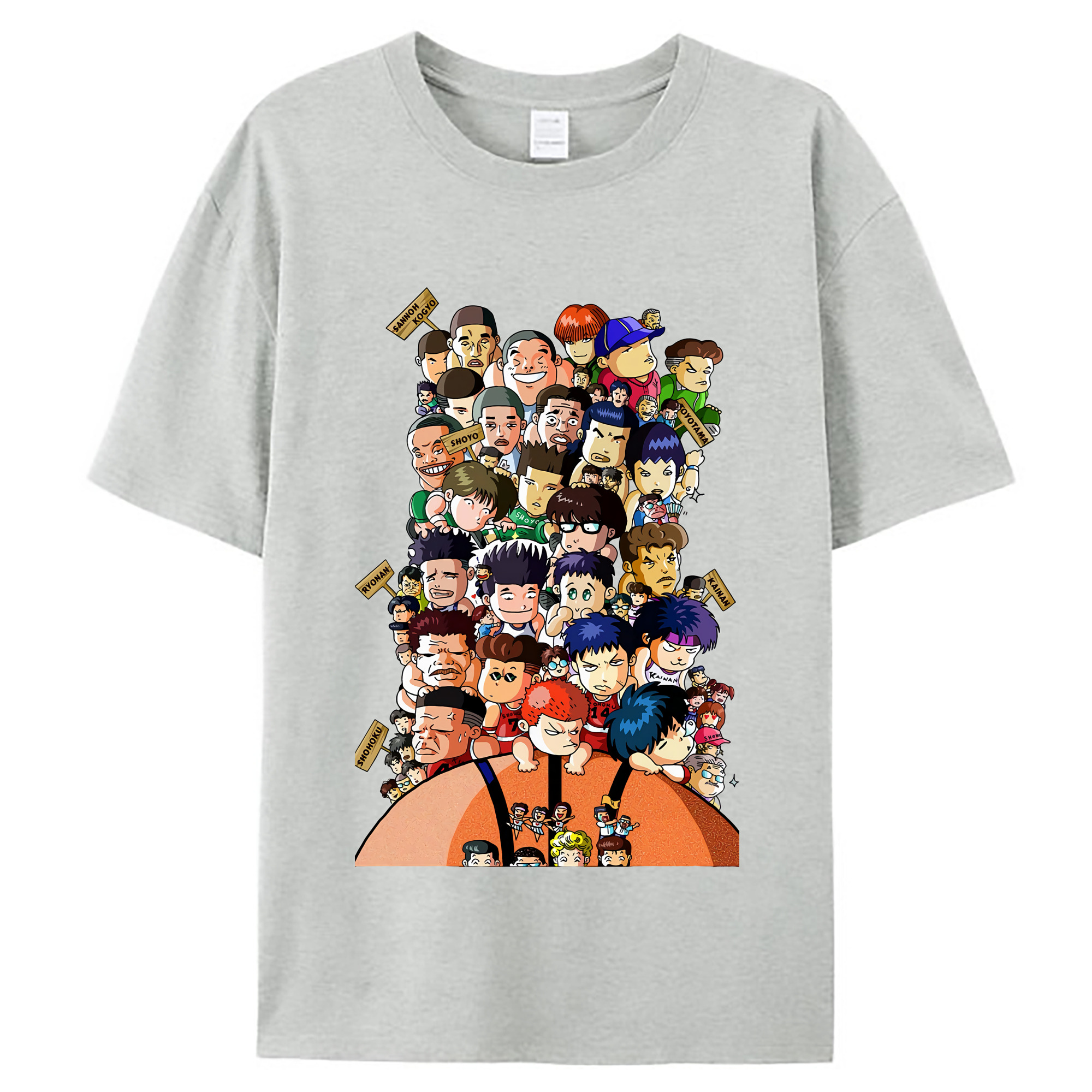 （画像用） SLAM DUNK／スラムダンク レディースカジュアルプリントTシャツ（綿100％）