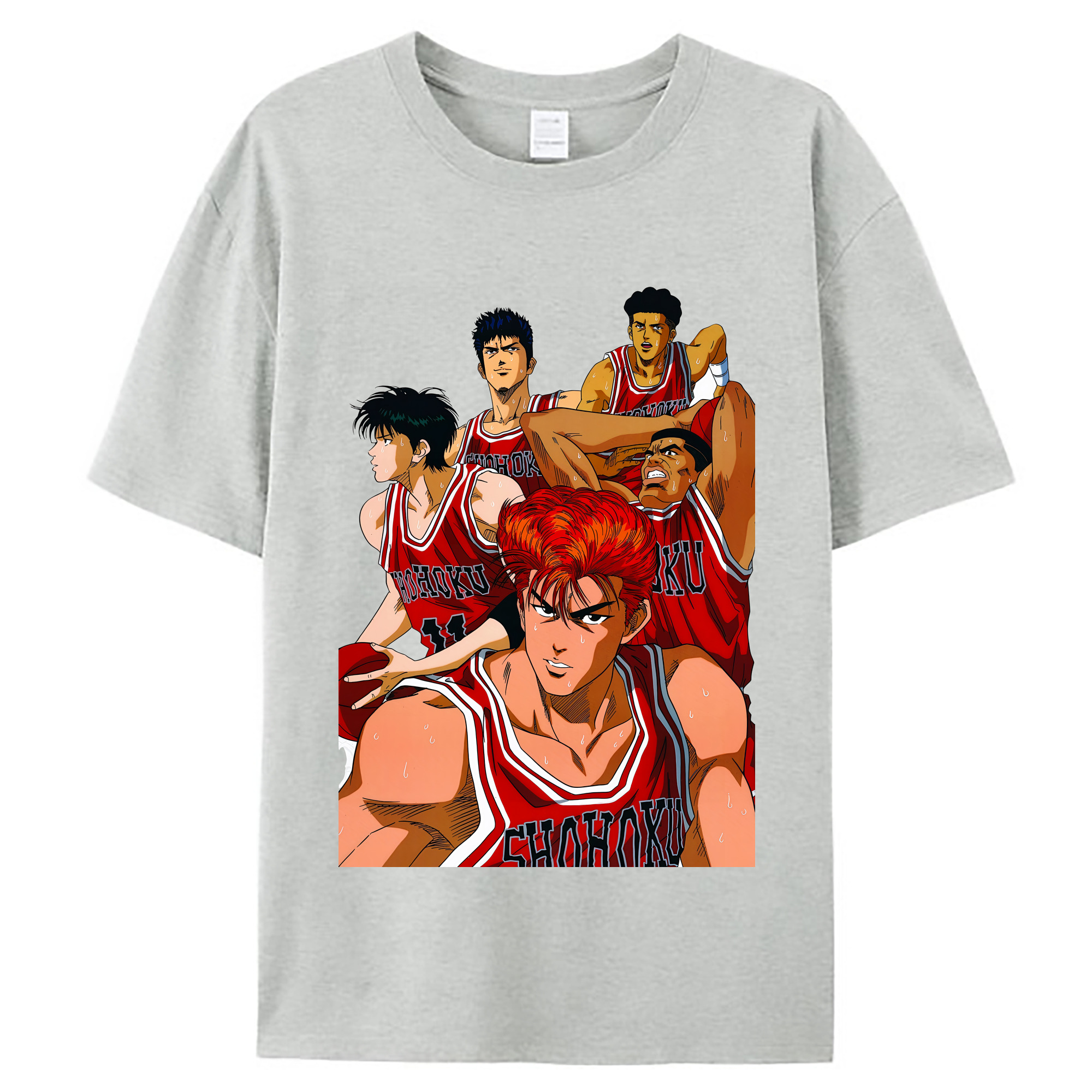 （画像用） SLAM DUNK／スラムダンク レディースカジュアルプリントTシャツ（綿100％）
