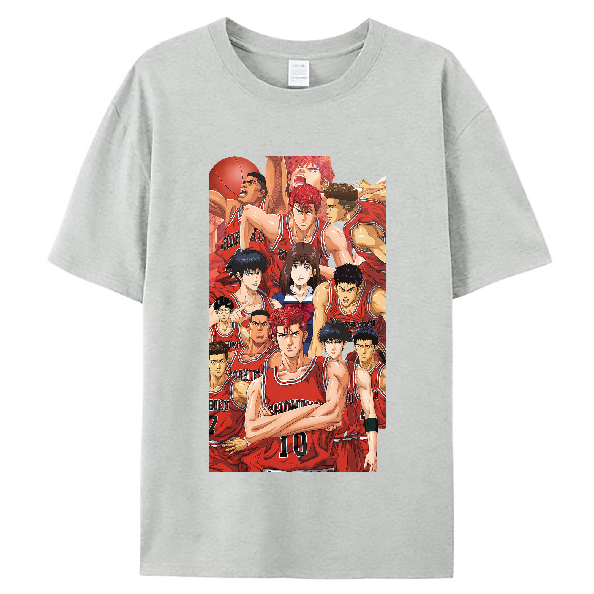 （画像用） SLAM DUNK／スラムダンク レディースカジュアルプリントTシャツ（綿100％）