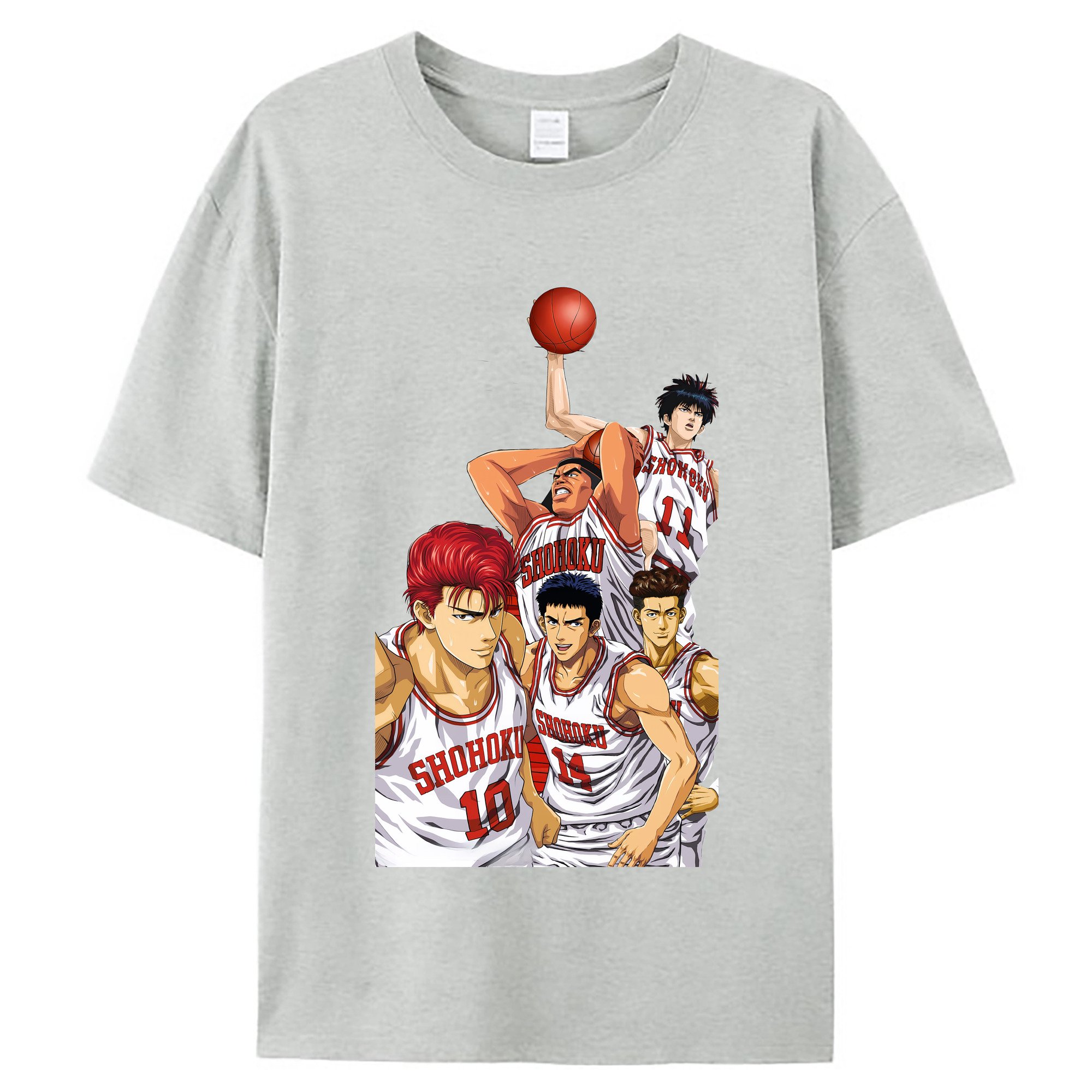 （画像用） SLAM DUNK／スラムダンク レディースカジュアルプリントTシャツ（綿100％）