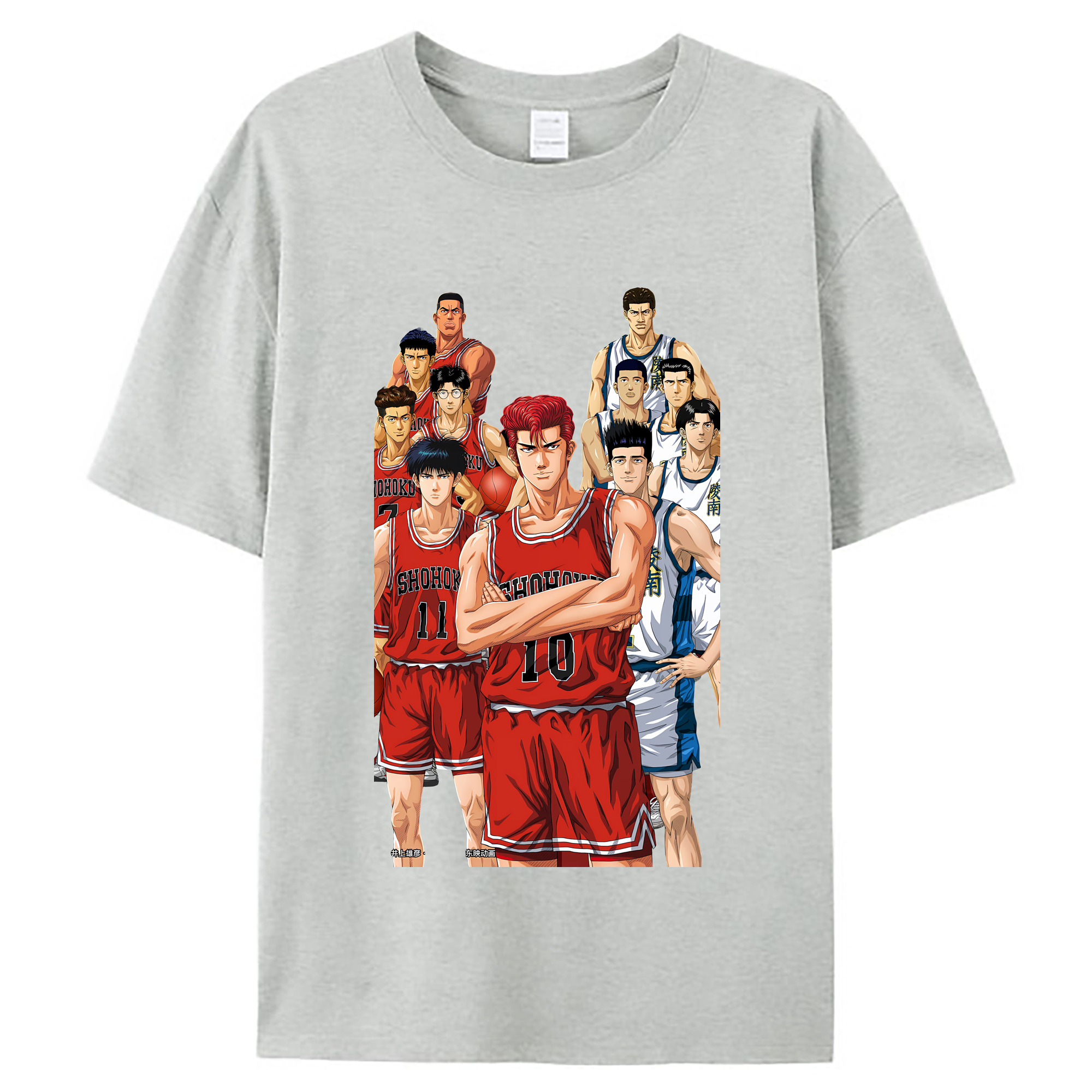 （画像用） SLAM DUNK／スラムダンク レディースカジュアルプリントTシャツ（綿100％）