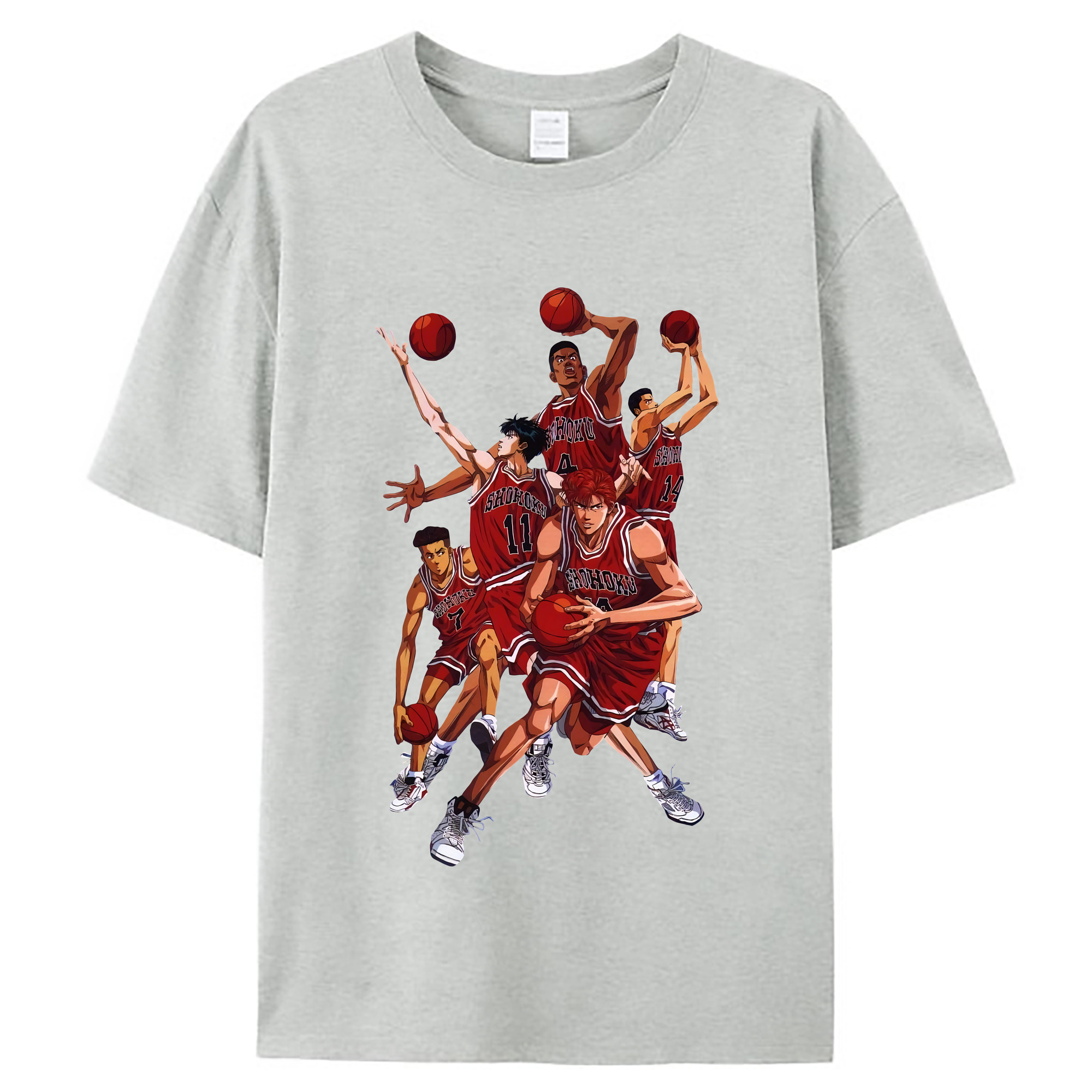 （画像用） SLAM DUNK／スラムダンク レディースカジュアルプリントTシャツ（綿100％）