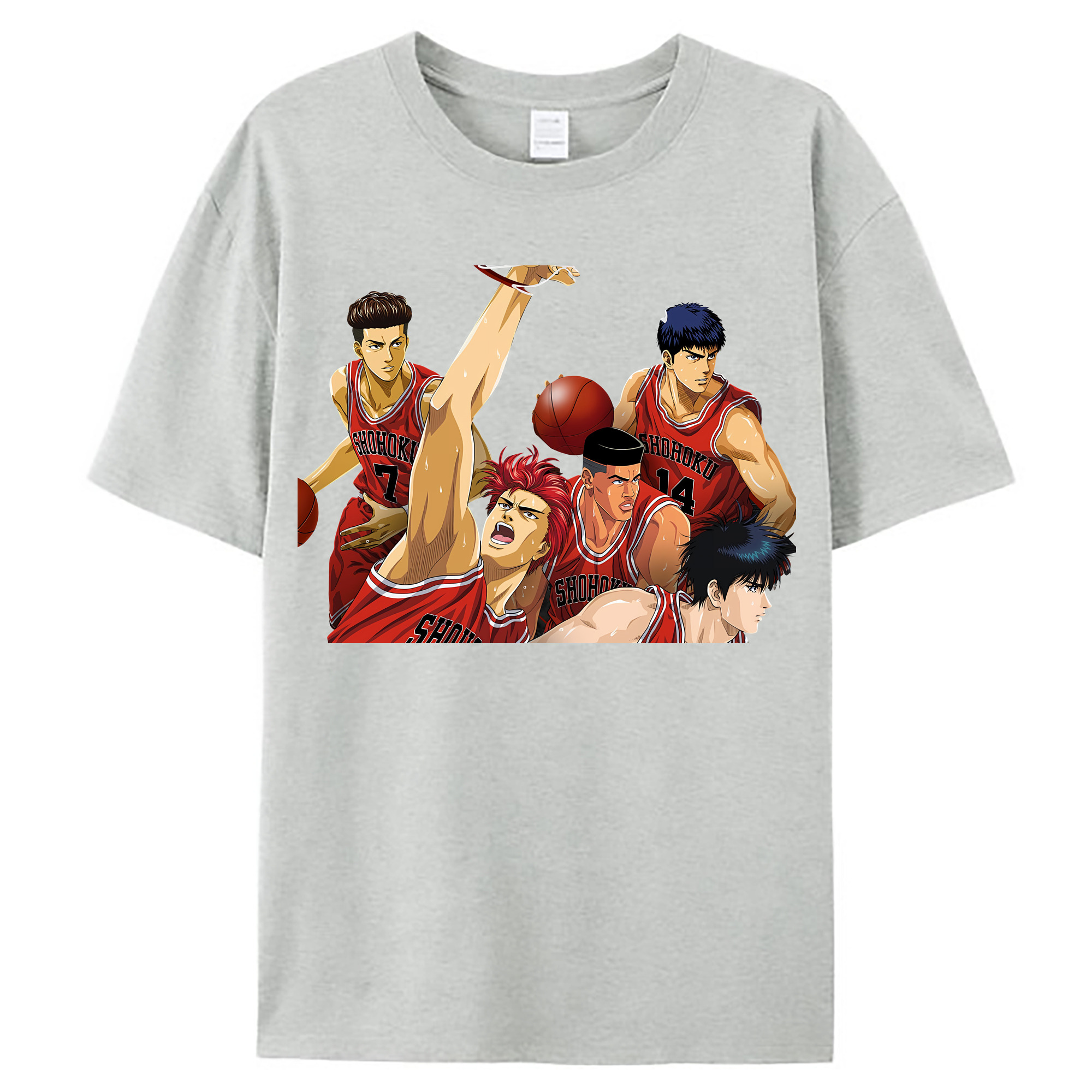 （画像用） SLAM DUNK／スラムダンク レディースカジュアルプリントTシャツ（綿100％）