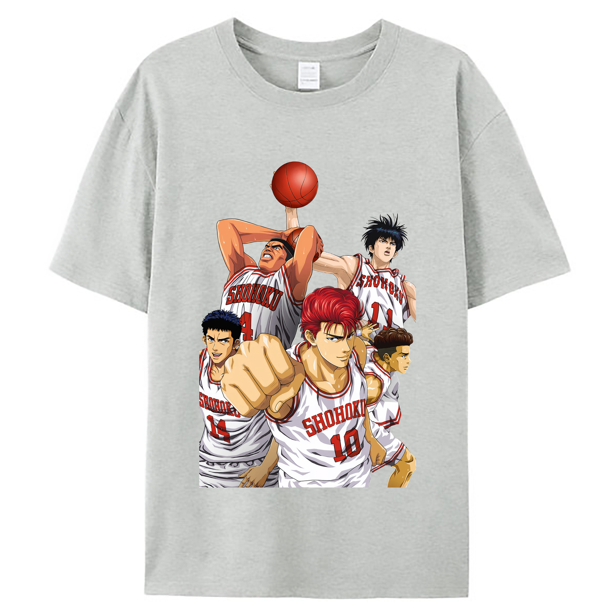 （画像用） SLAM DUNK／スラムダンク レディースカジュアルプリントTシャツ（綿100％）