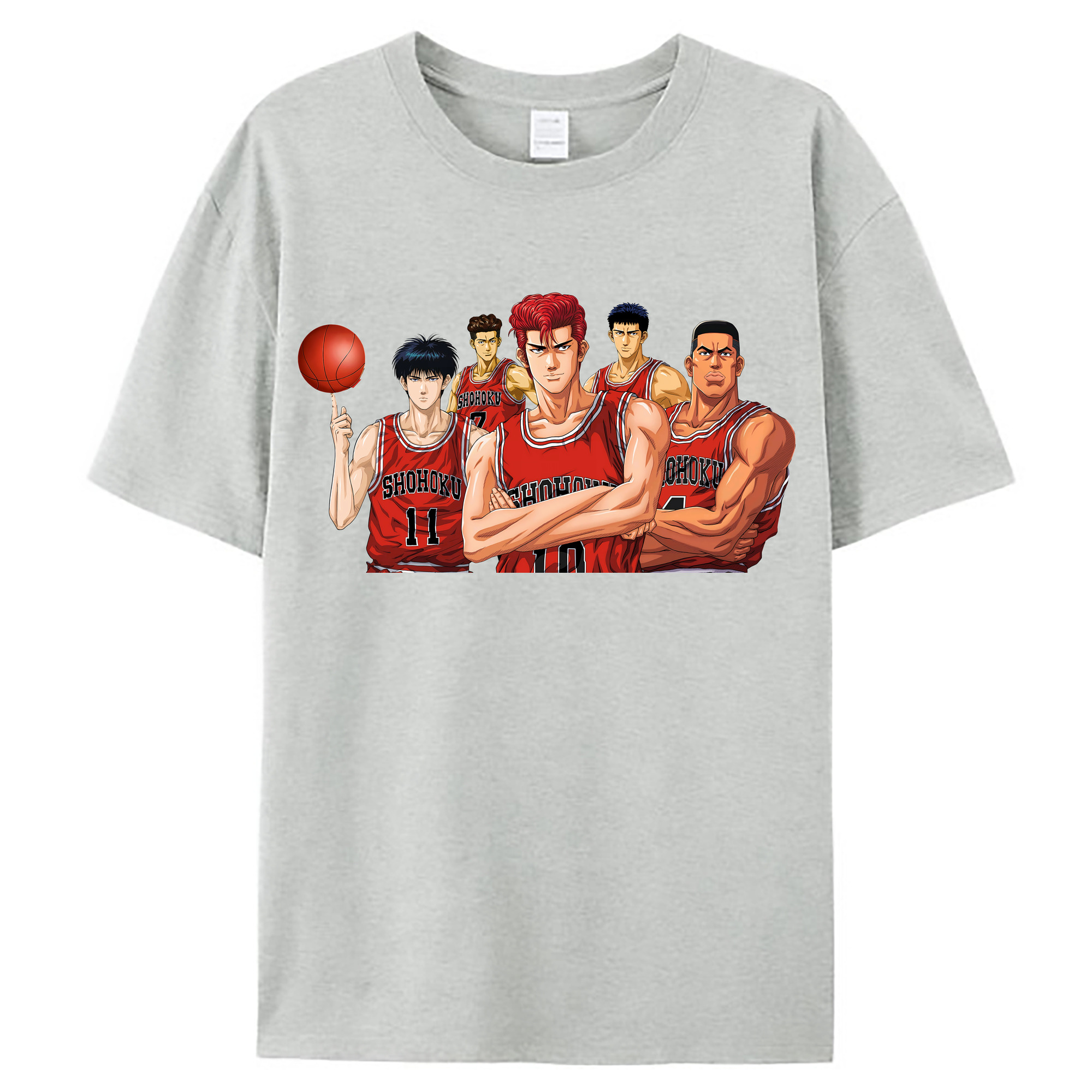 （画像用） SLAM DUNK／スラムダンク レディースカジュアルプリントTシャツ（綿100％）