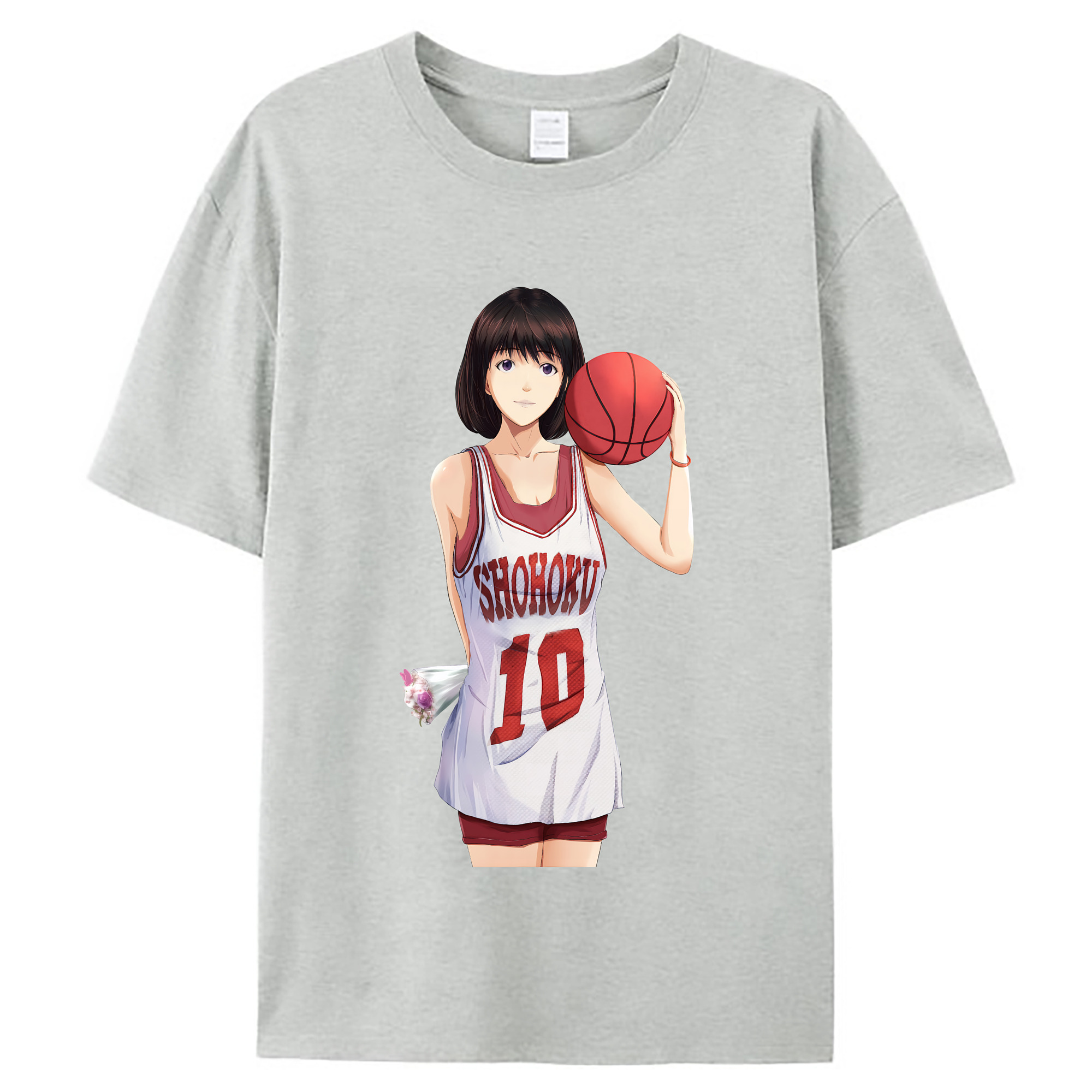（画像用） SLAM DUNK／スラムダンク レディースカジュアルプリントTシャツ（綿100％）