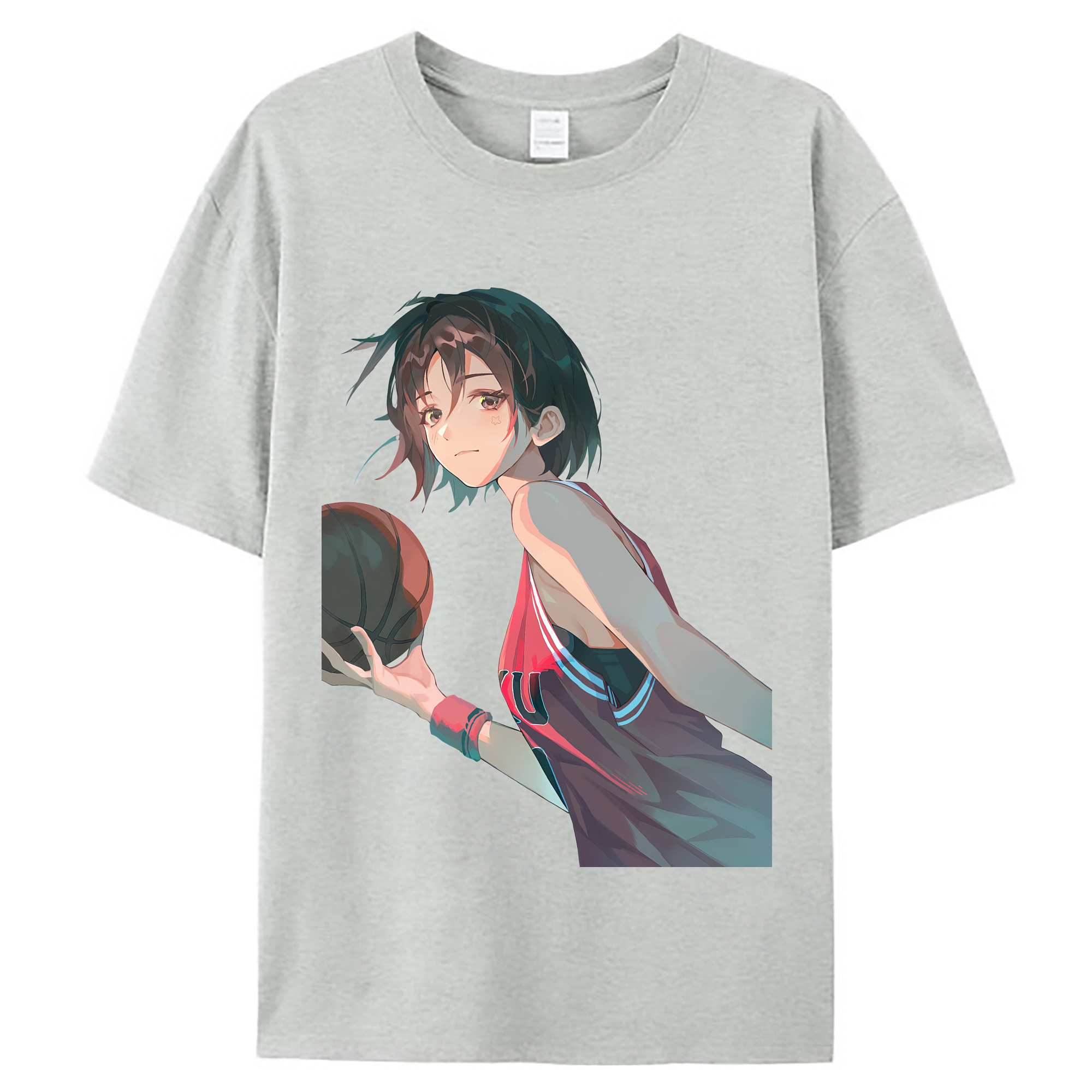 （画像用） SLAM DUNK／スラムダンク レディースカジュアルプリントTシャツ（綿100％）