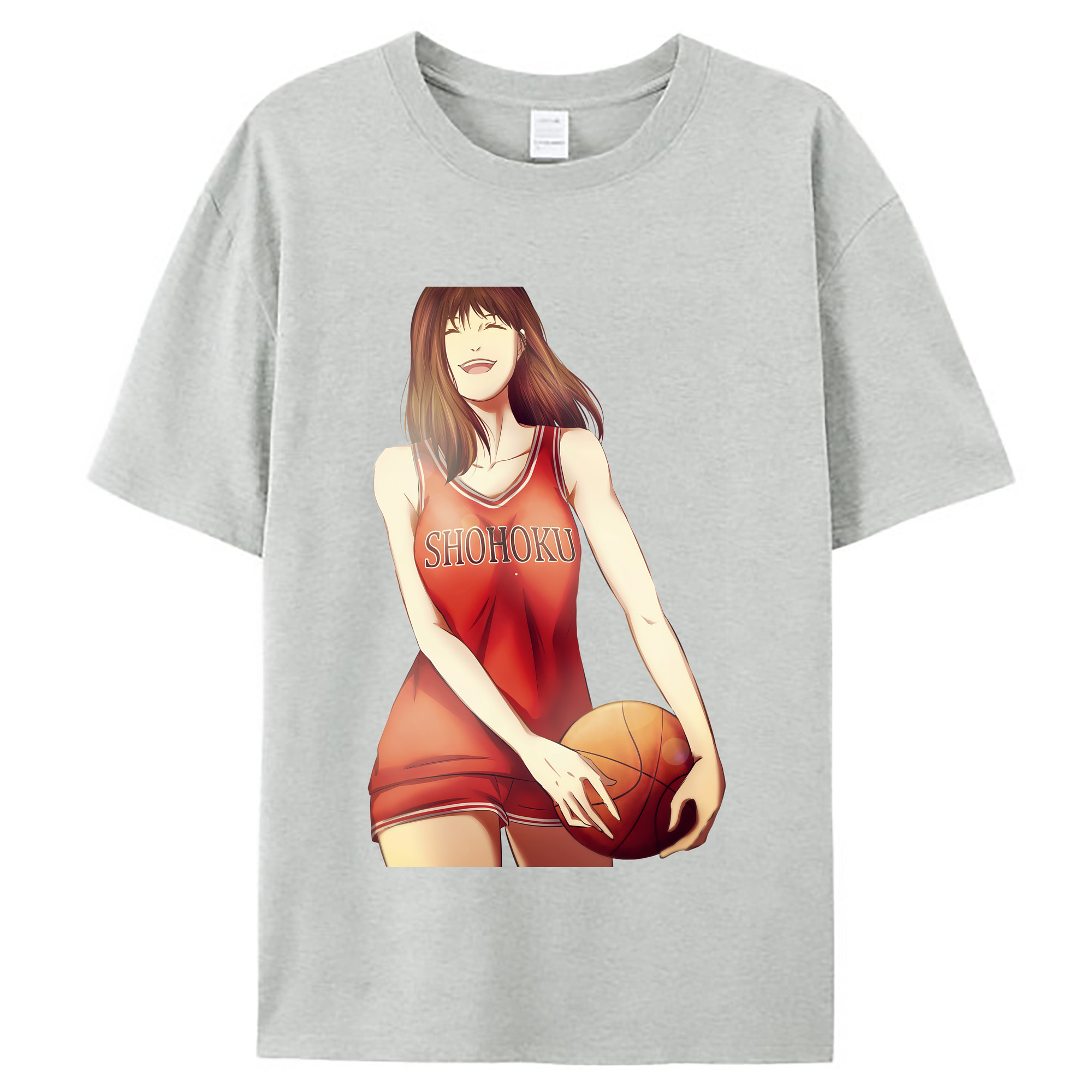（画像用） SLAM DUNK／スラムダンク レディースカジュアルプリントTシャツ（綿100％）