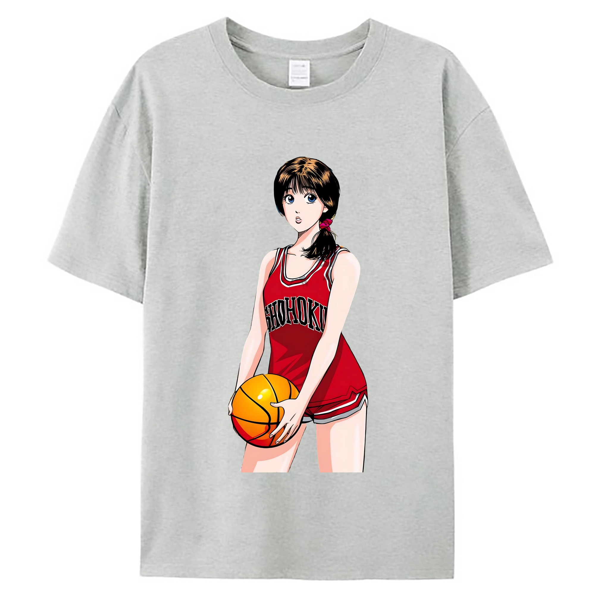（画像用） SLAM DUNK／スラムダンク レディースカジュアルプリントTシャツ（綿100％）