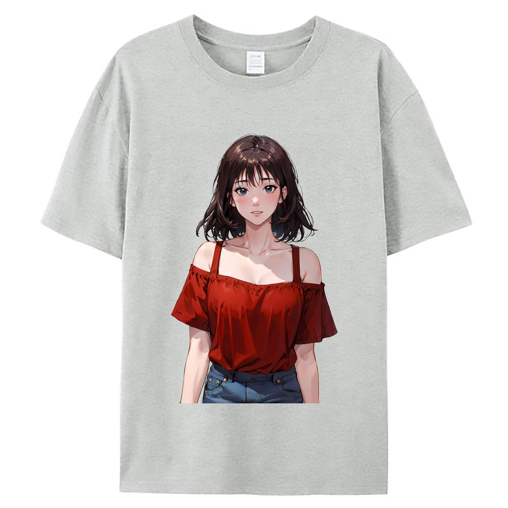 （画像用） SLAM DUNK／スラムダンク レディースカジュアルプリントTシャツ（綿100％）