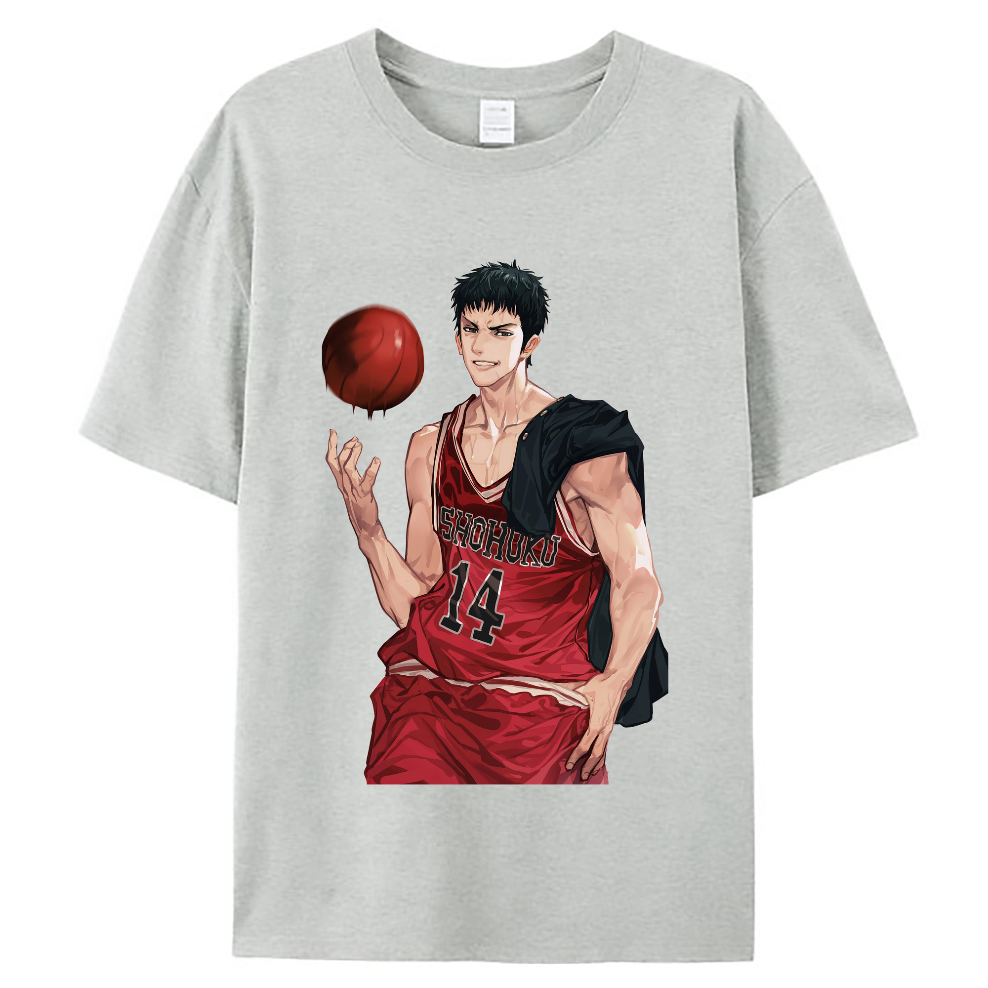 （画像用） SLAM DUNK／スラムダンク レディースカジュアルプリントTシャツ（綿100％）