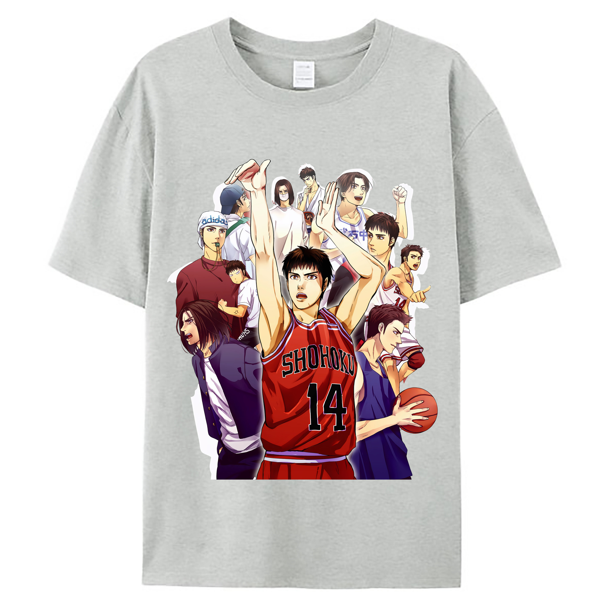 （画像用） SLAM DUNK／スラムダンク レディースカジュアルプリントTシャツ（綿100％）