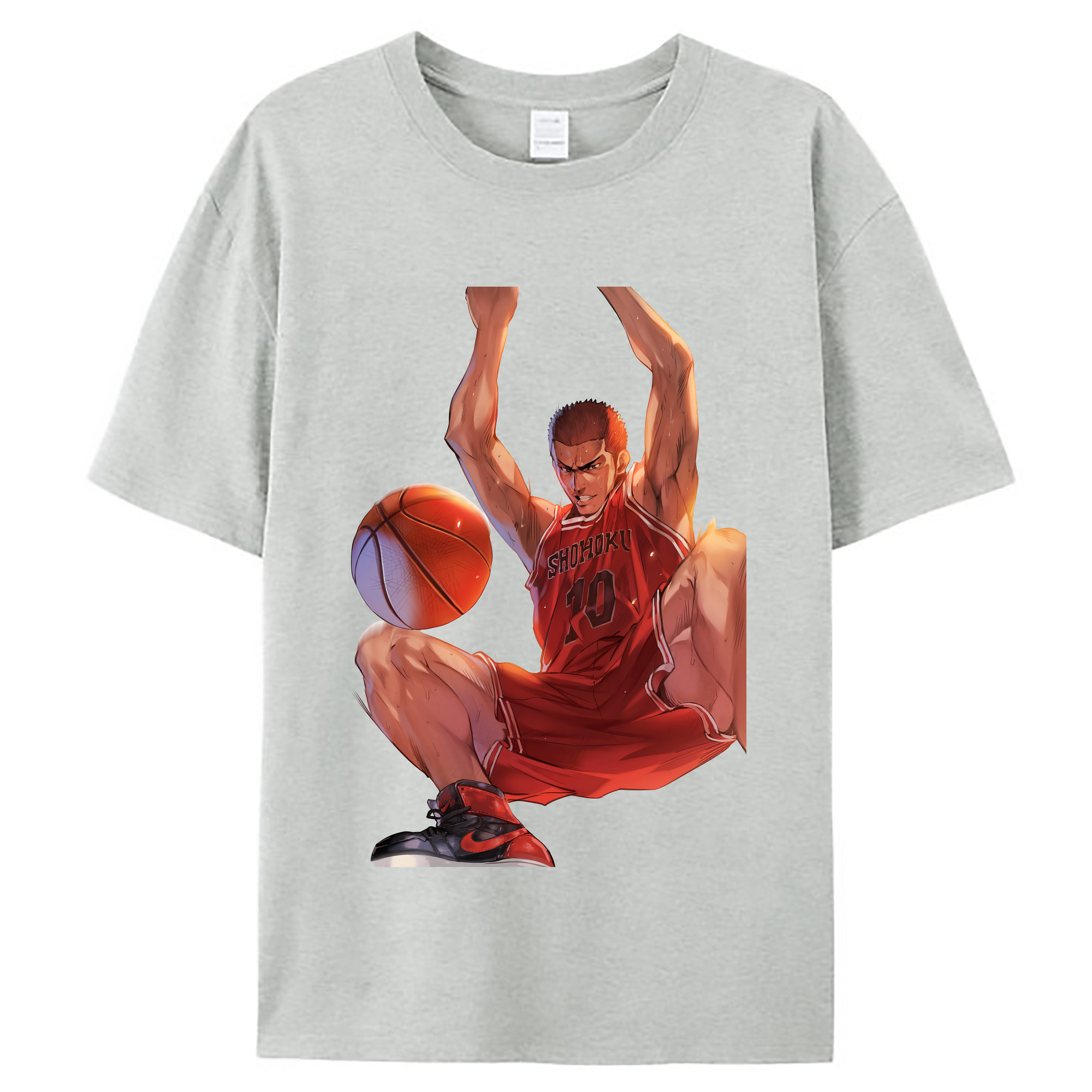 （画像用） SLAM DUNK／スラムダンク レディースカジュアルプリントTシャツ（綿100％）