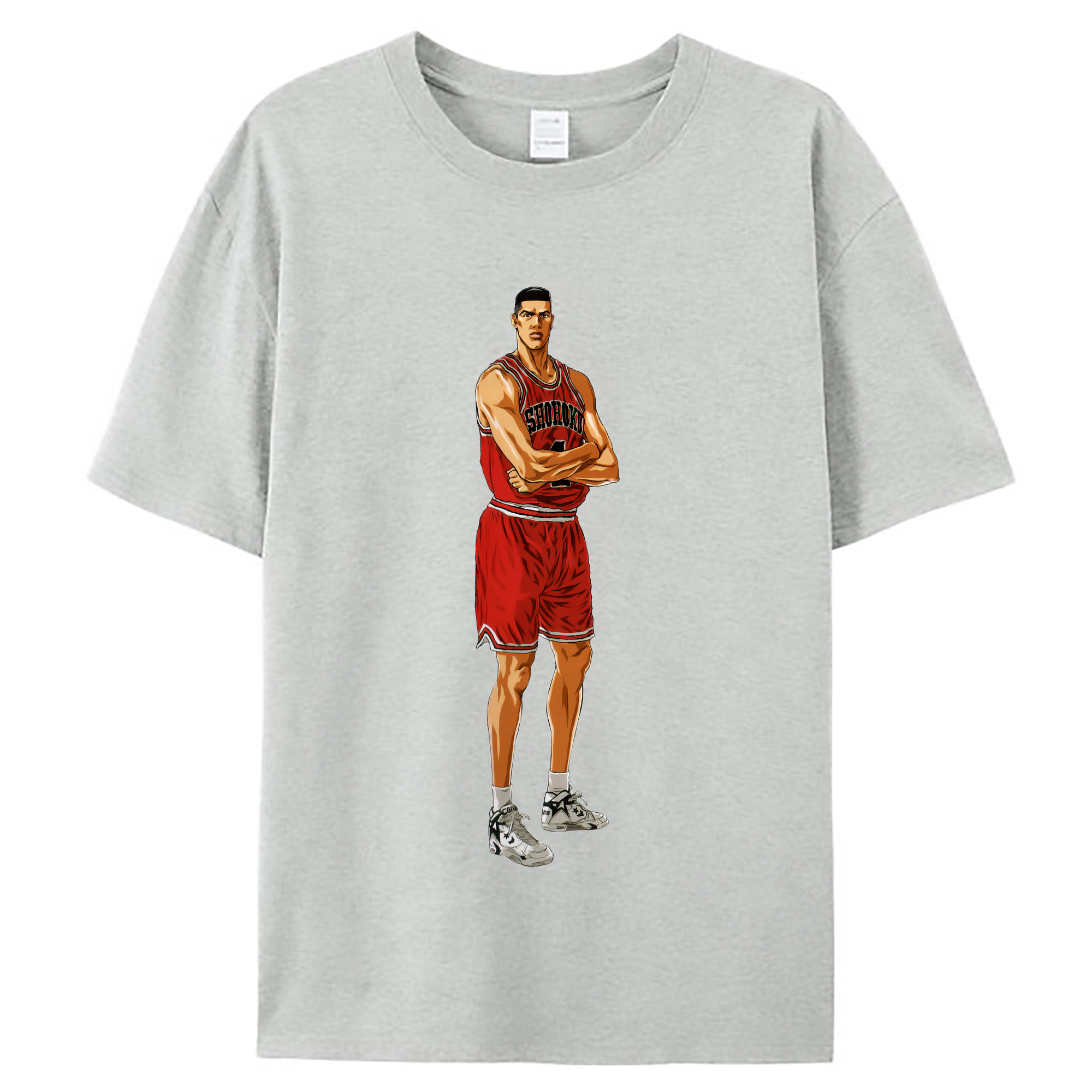 （画像用） SLAM DUNK／スラムダンク レディースカジュアルプリントTシャツ（綿100％）