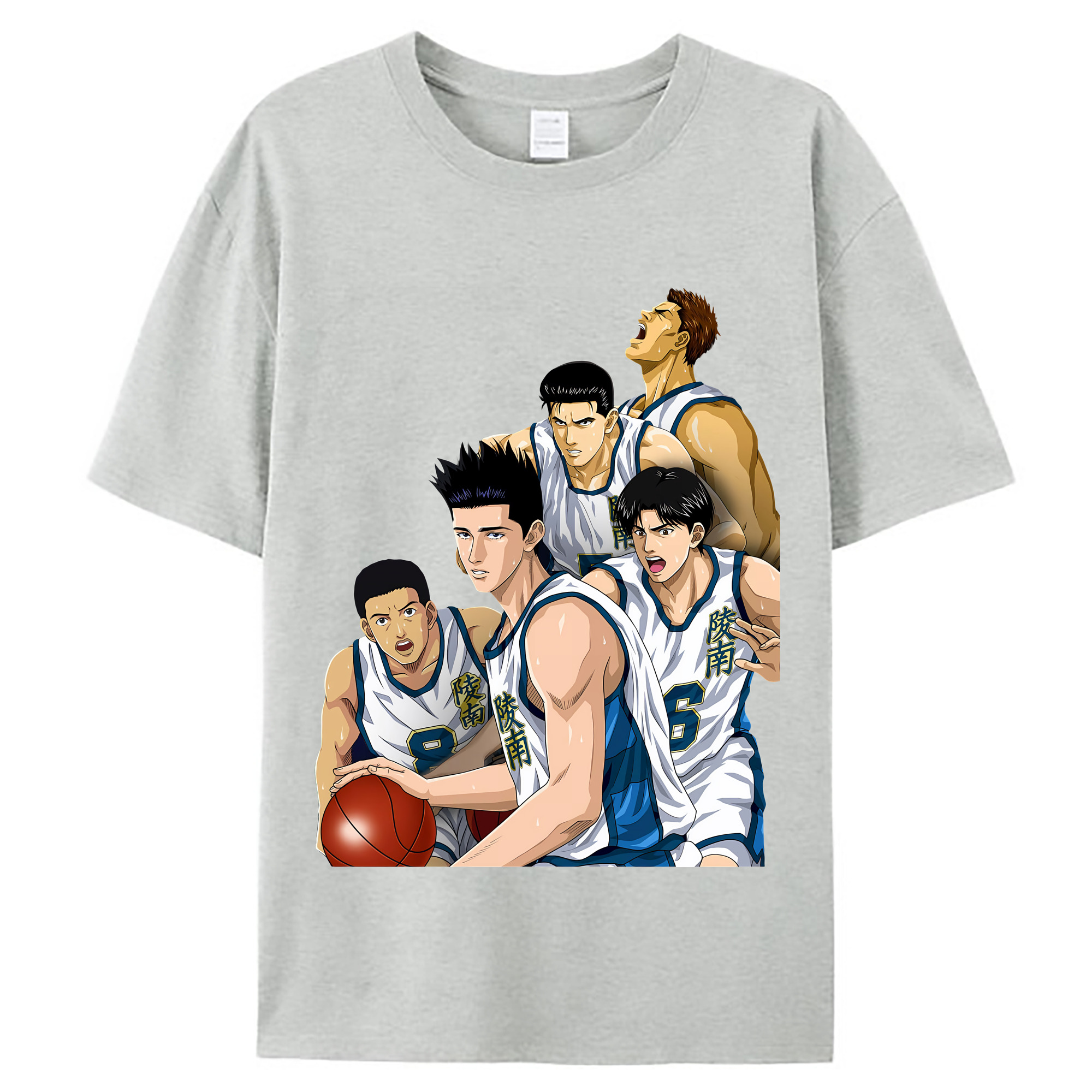 （画像用） SLAM DUNK／スラムダンク レディースカジュアルプリントTシャツ（綿100％）