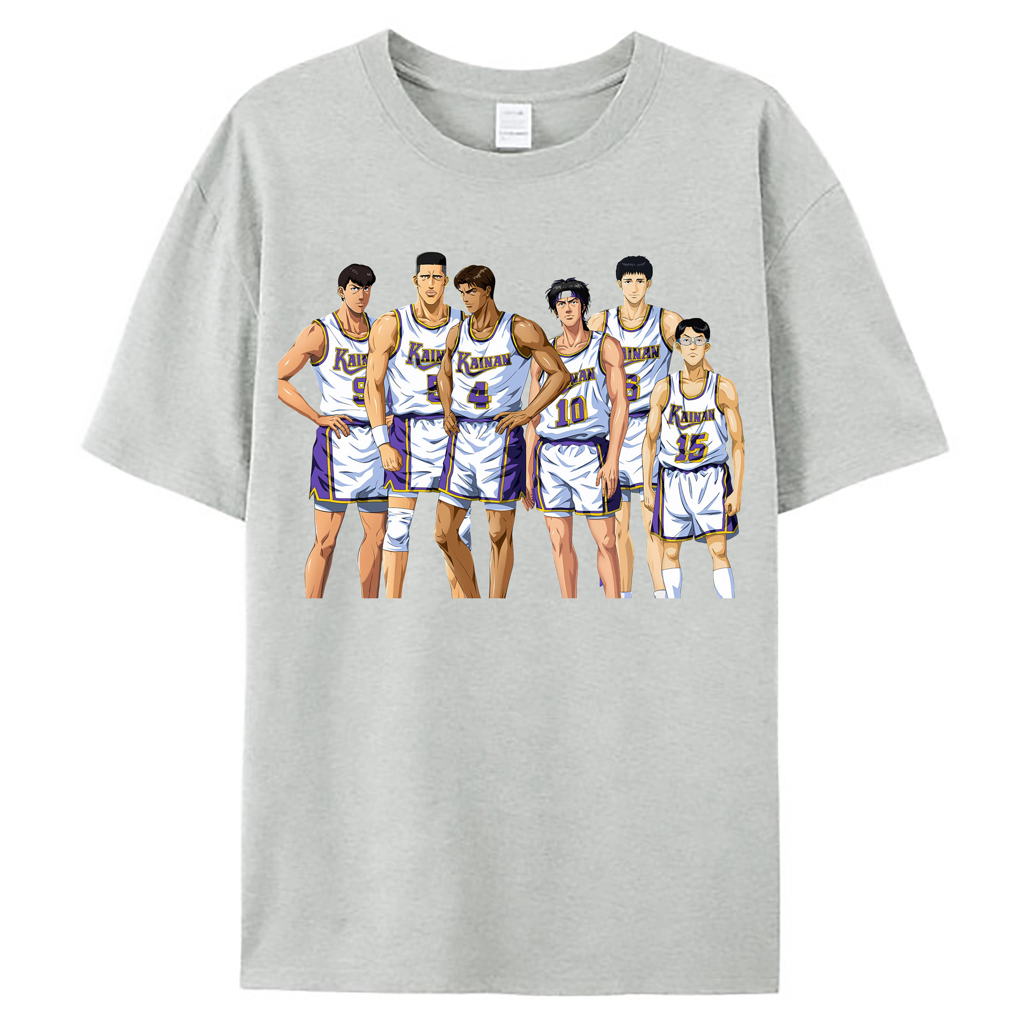 （画像用） SLAM DUNK／スラムダンク レディースカジュアルプリントTシャツ（綿100％）