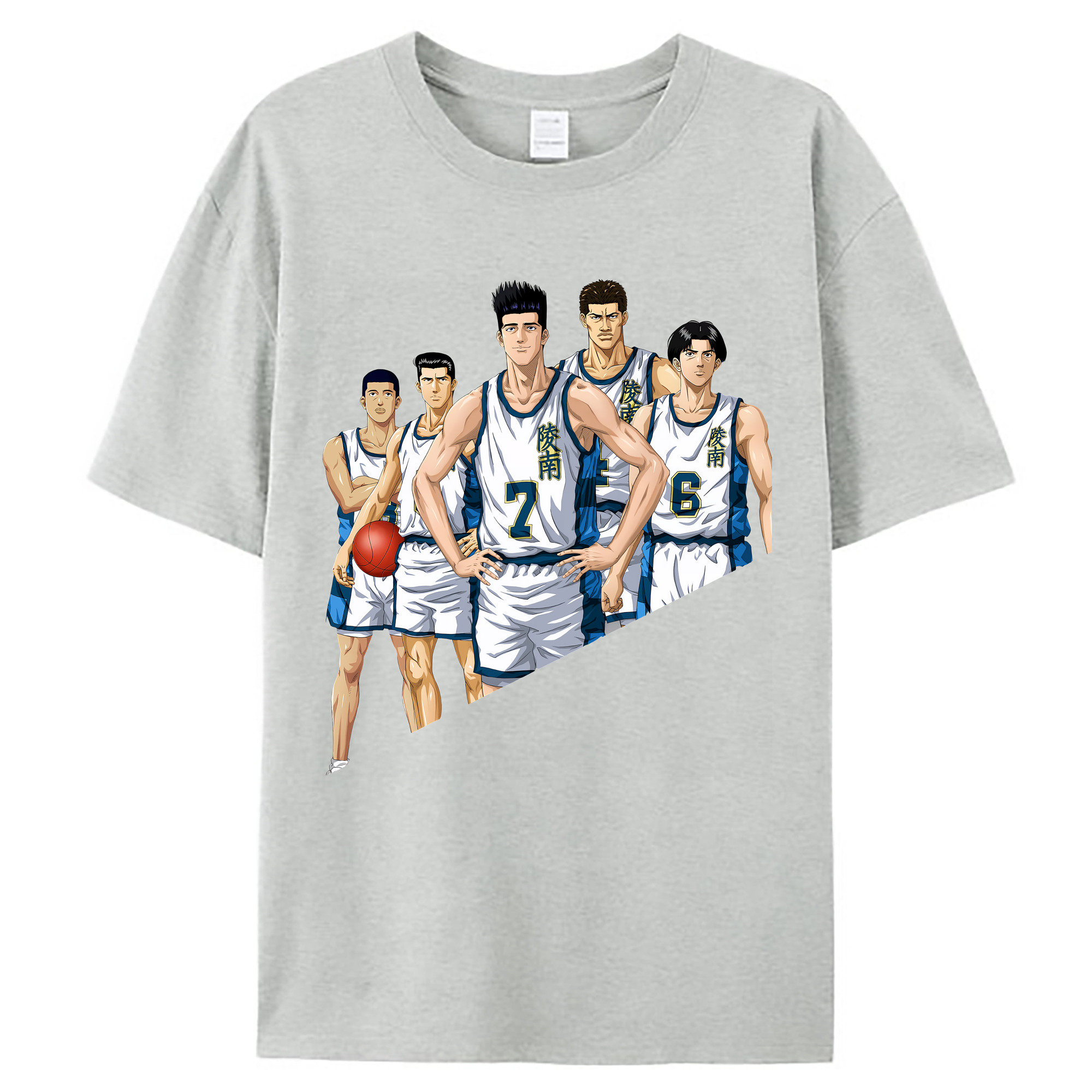 （画像用） SLAM DUNK／スラムダンク レディースカジュアルプリントTシャツ（綿100％）