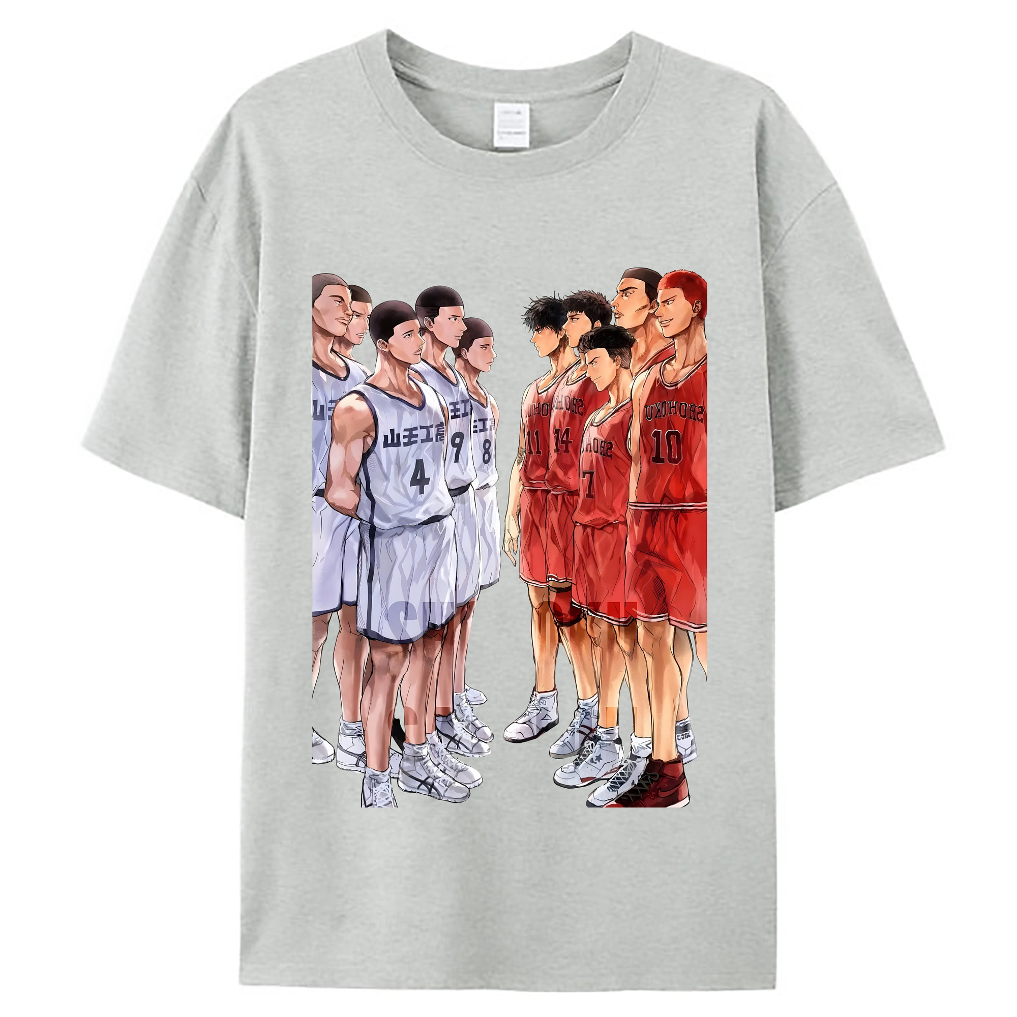 （画像用） SLAM DUNK／スラムダンク レディースカジュアルプリントTシャツ（綿100％）