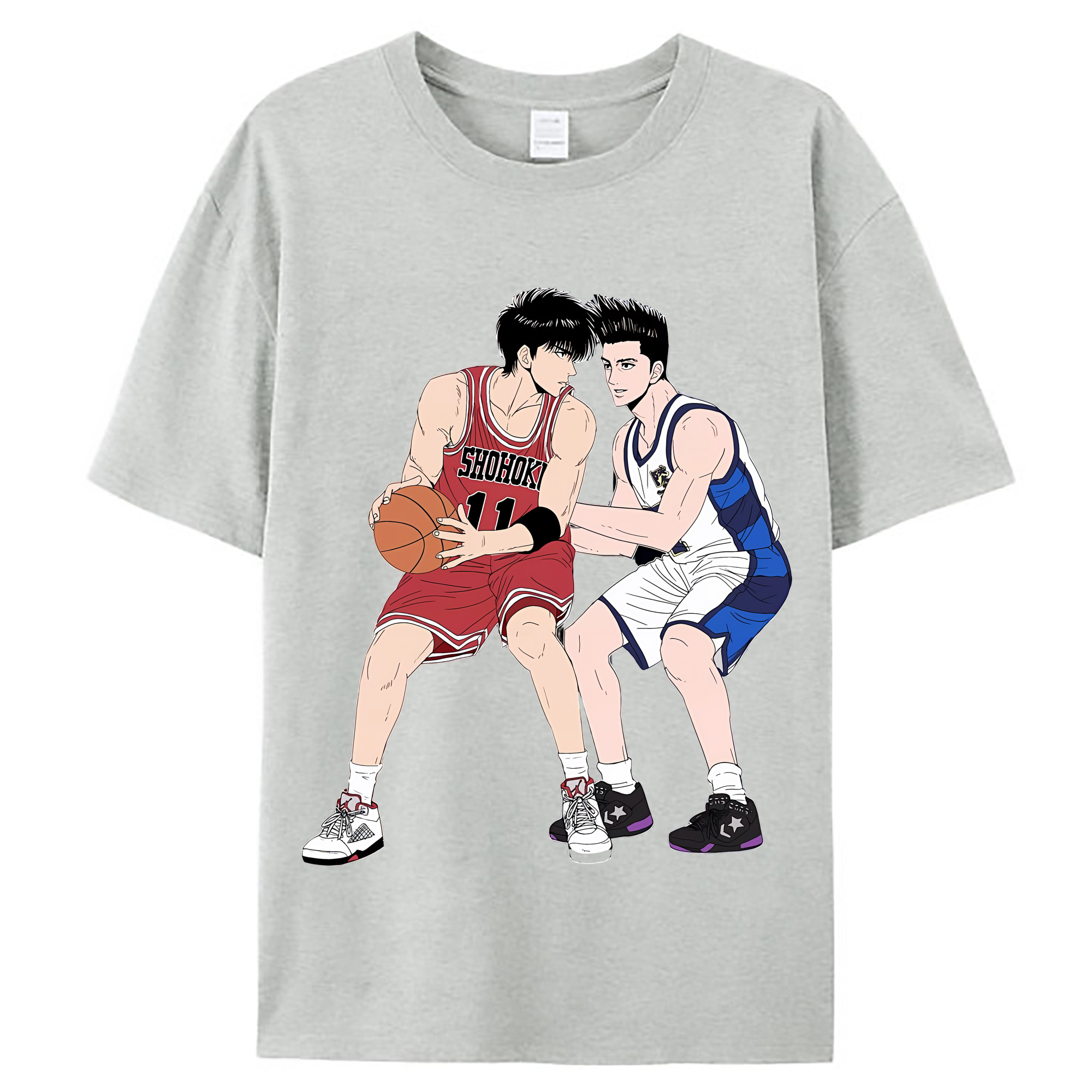 （画像用） SLAM DUNK／スラムダンク レディースカジュアルプリントTシャツ（綿100％）