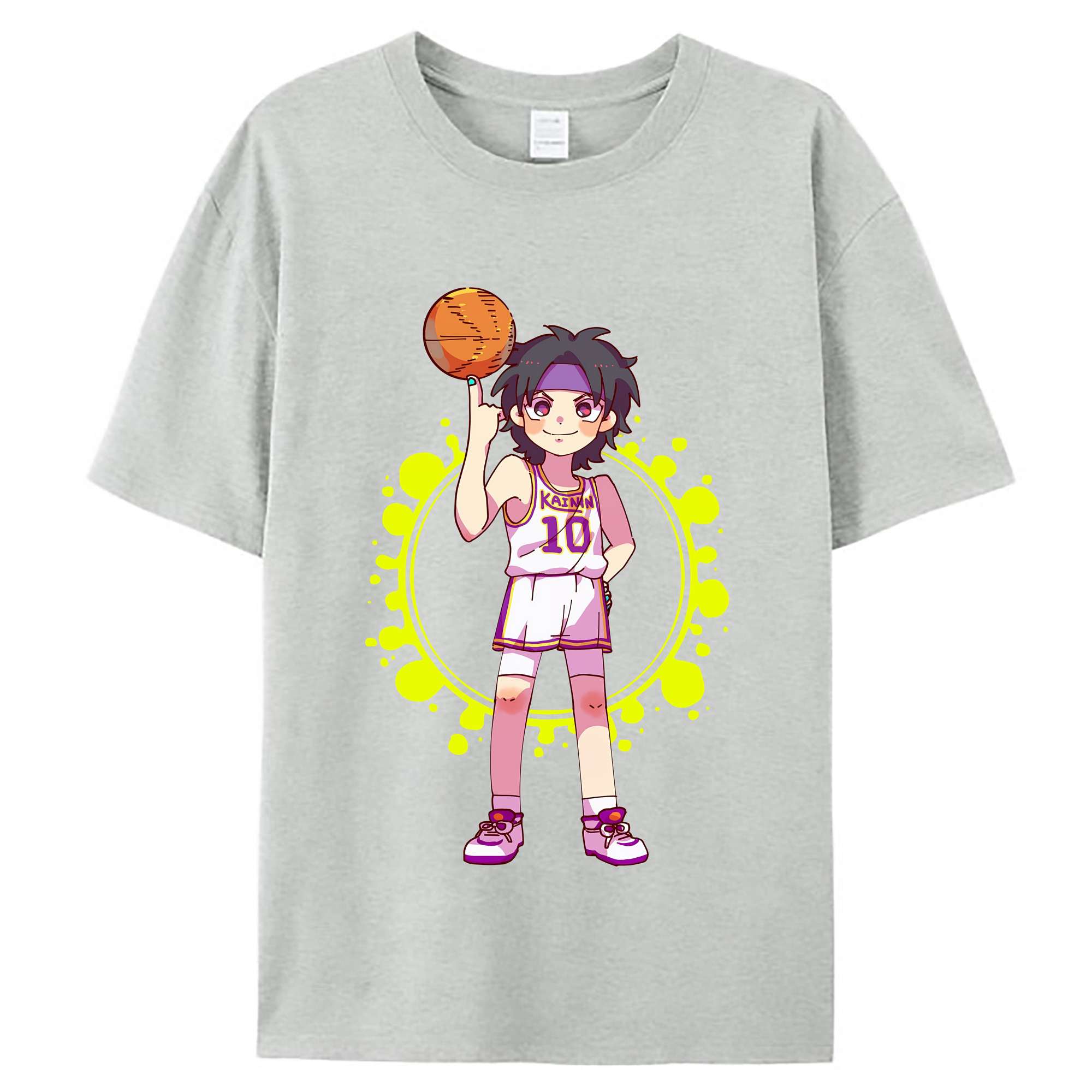 （画像用） SLAM DUNK／スラムダンク レディースカジュアルプリントTシャツ（綿100％）