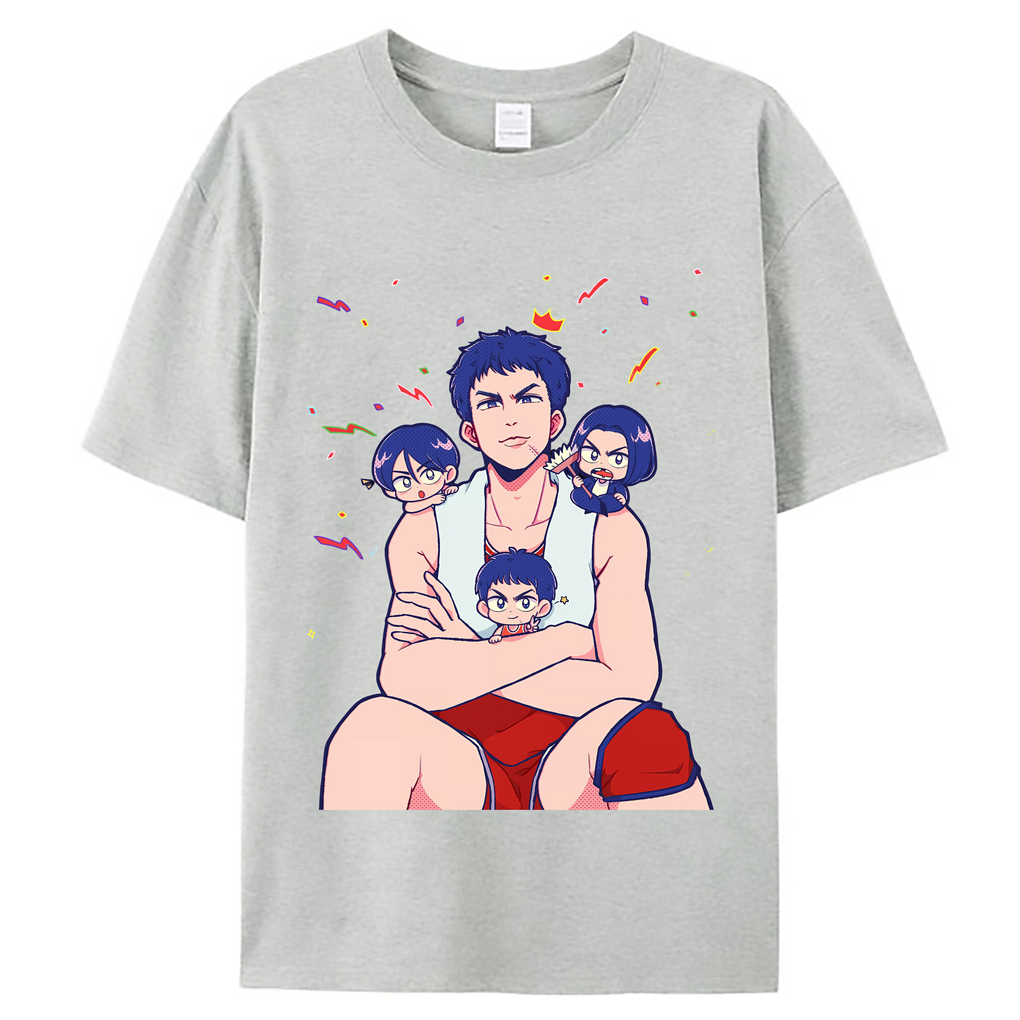 （画像用） SLAM DUNK／スラムダンク レディースカジュアルプリントTシャツ（綿100％）
