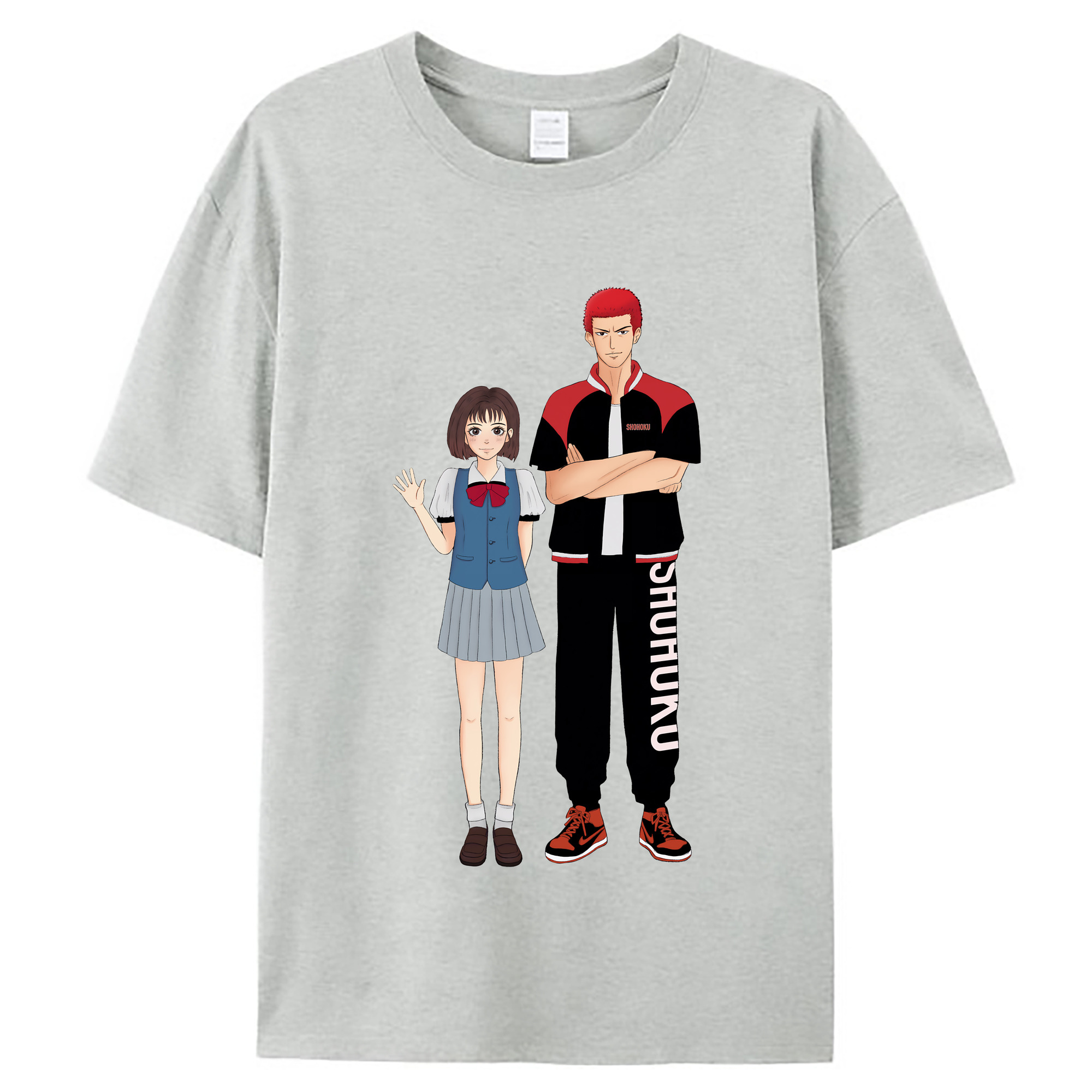（画像用） SLAM DUNK／スラムダンク レディースカジュアルプリントTシャツ（綿100％）