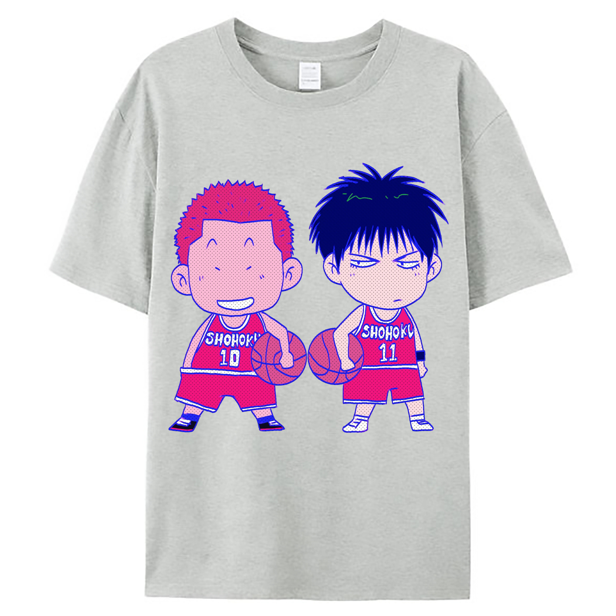 （画像用） SLAM DUNK／スラムダンク レディースカジュアルプリントTシャツ（綿100％）