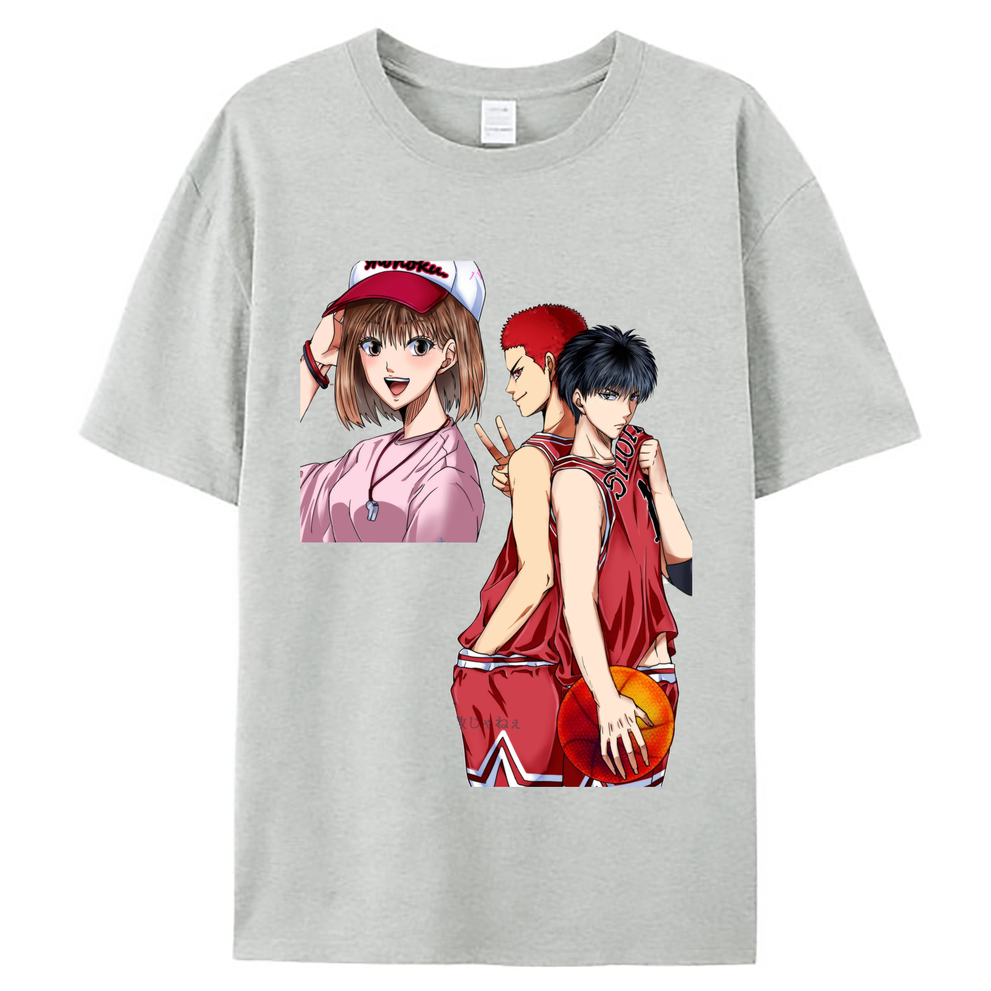 （画像用） SLAM DUNK／スラムダンク レディースカジュアルプリントTシャツ（綿100％）