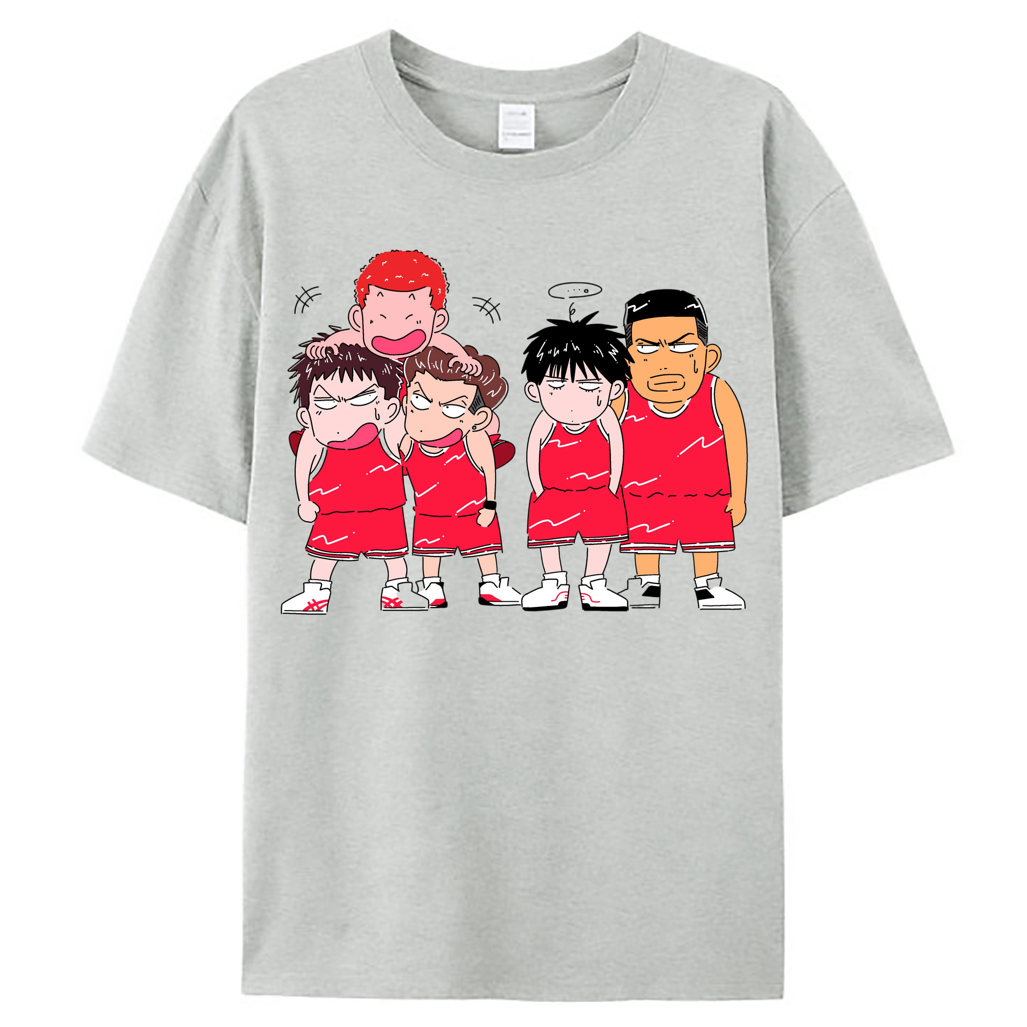 （画像用） SLAM DUNK／スラムダンク レディースカジュアルプリントTシャツ（綿100％）
