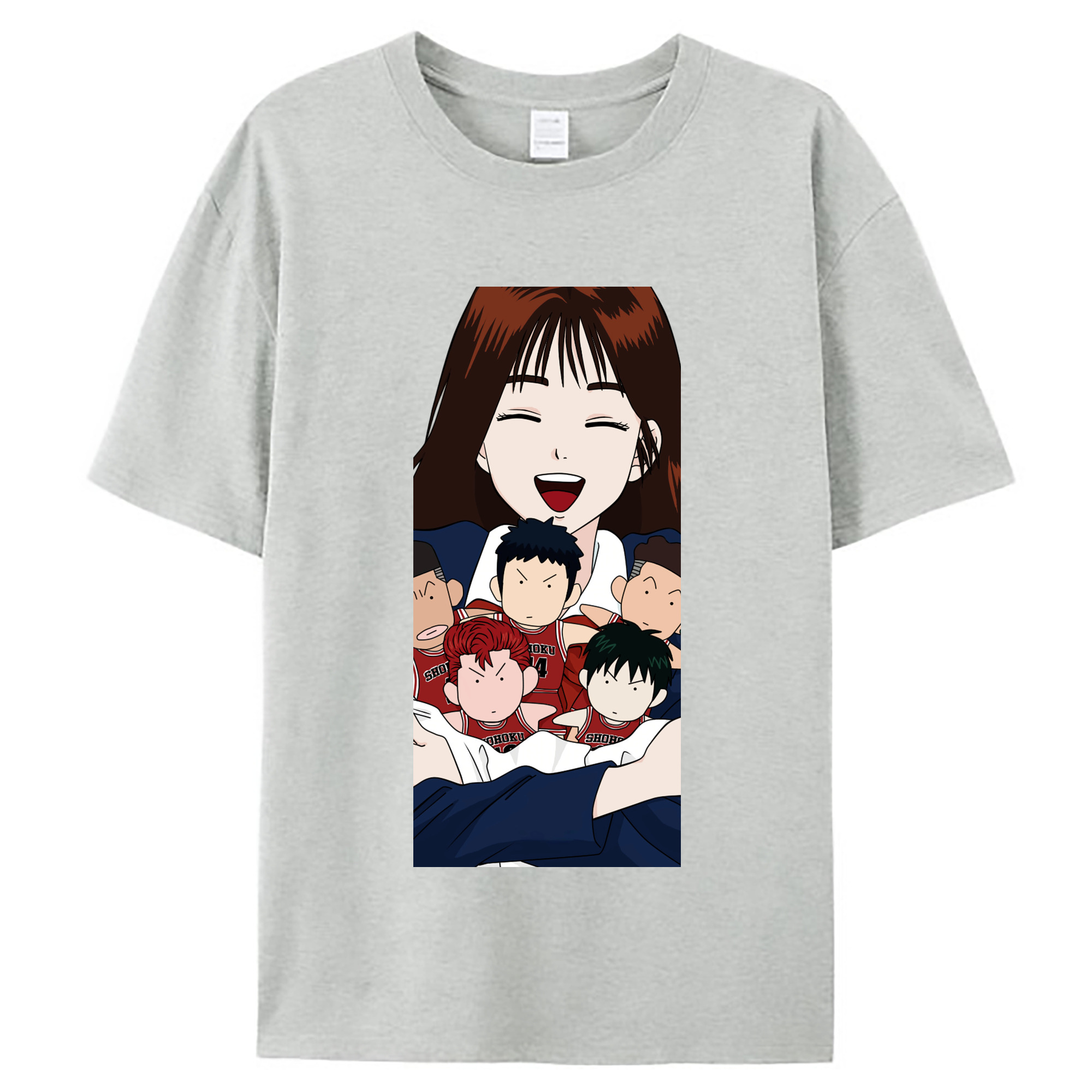 （画像用） SLAM DUNK／スラムダンク レディースカジュアルプリントTシャツ（綿100％）