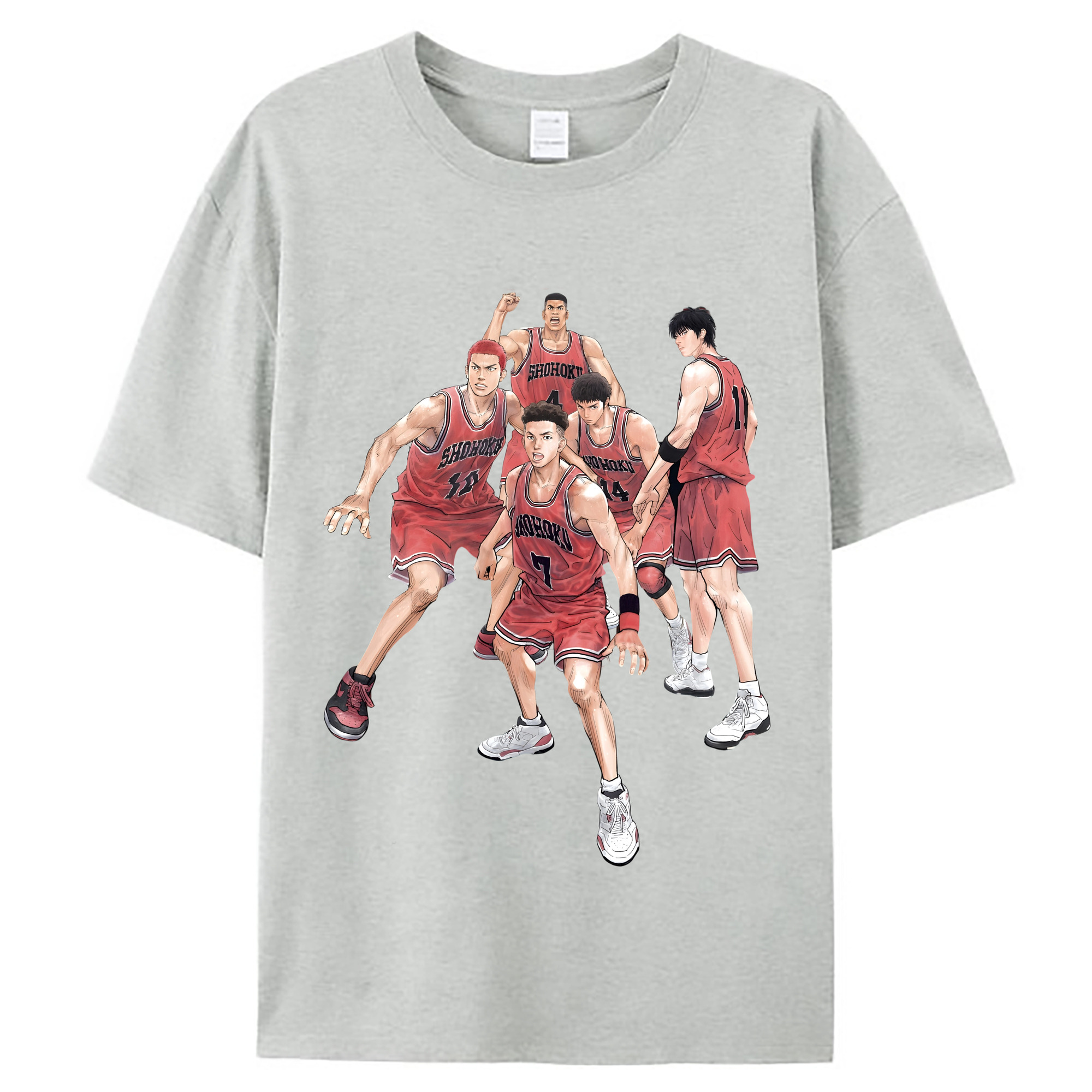 （画像用） SLAM DUNK／スラムダンク レディースカジュアルプリントTシャツ（綿100％）