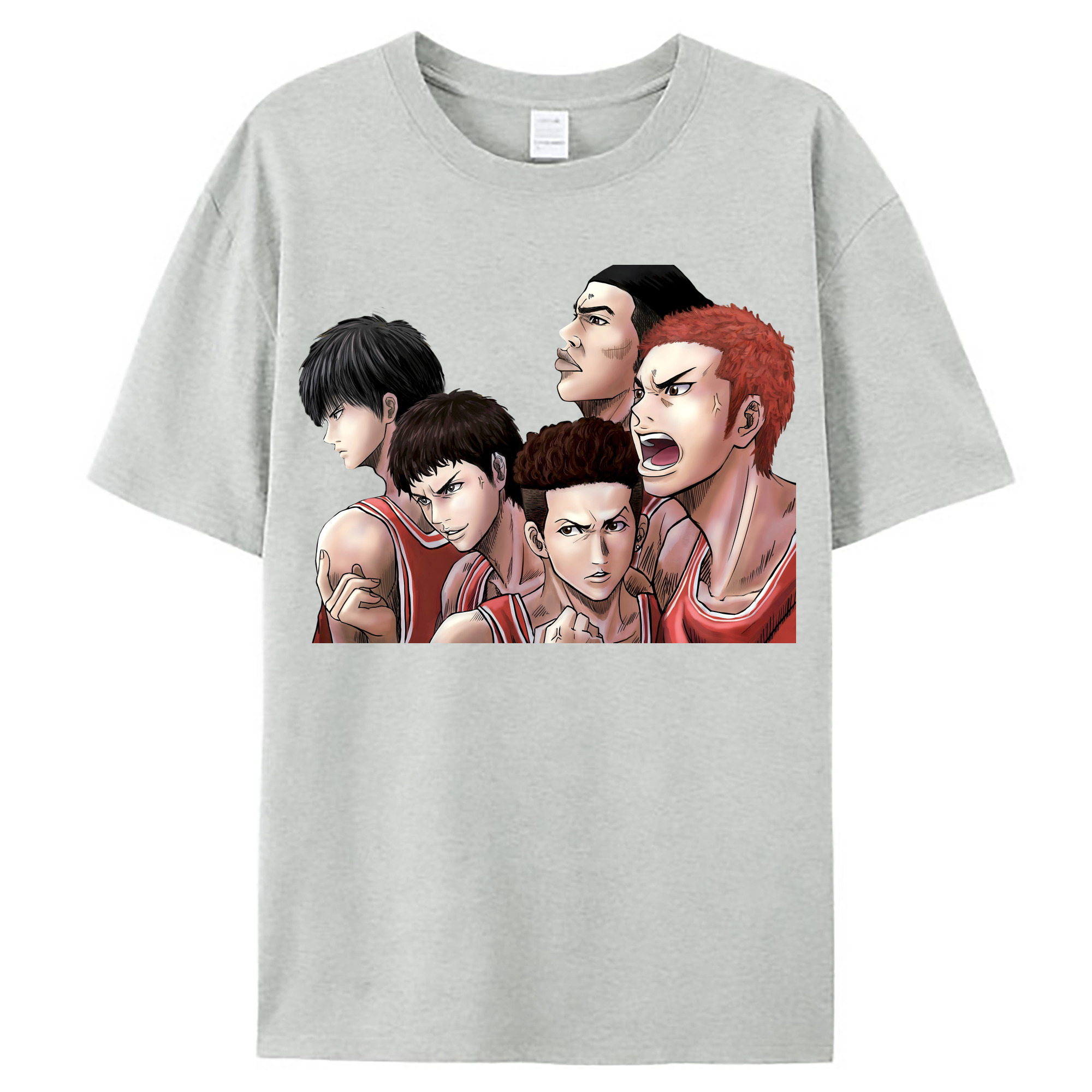 （画像用） SLAM DUNK／スラムダンク レディースカジュアルプリントTシャツ（綿100％）