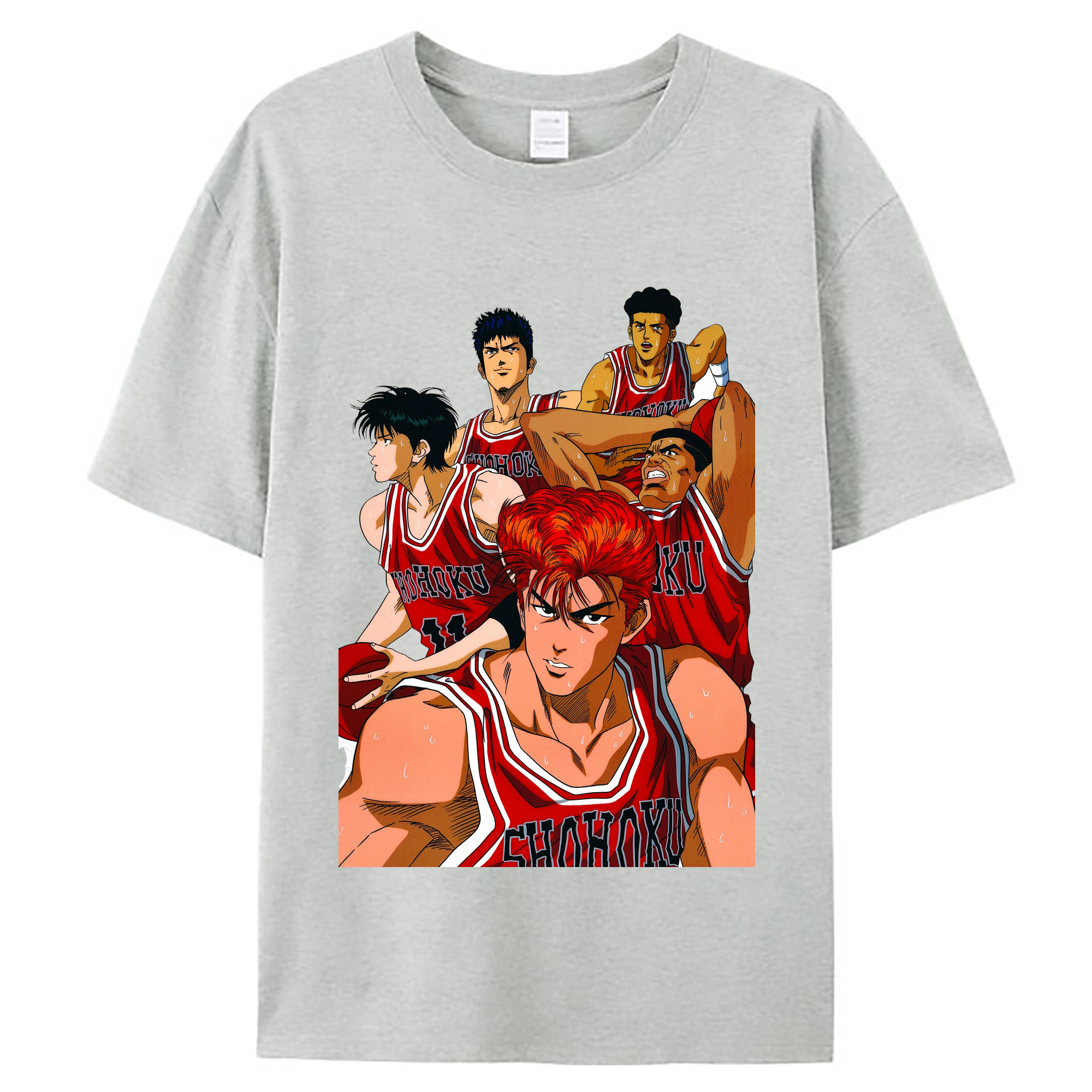 （画像用） SLAM DUNK／スラムダンク レディースカジュアルプリントTシャツ（綿100％）