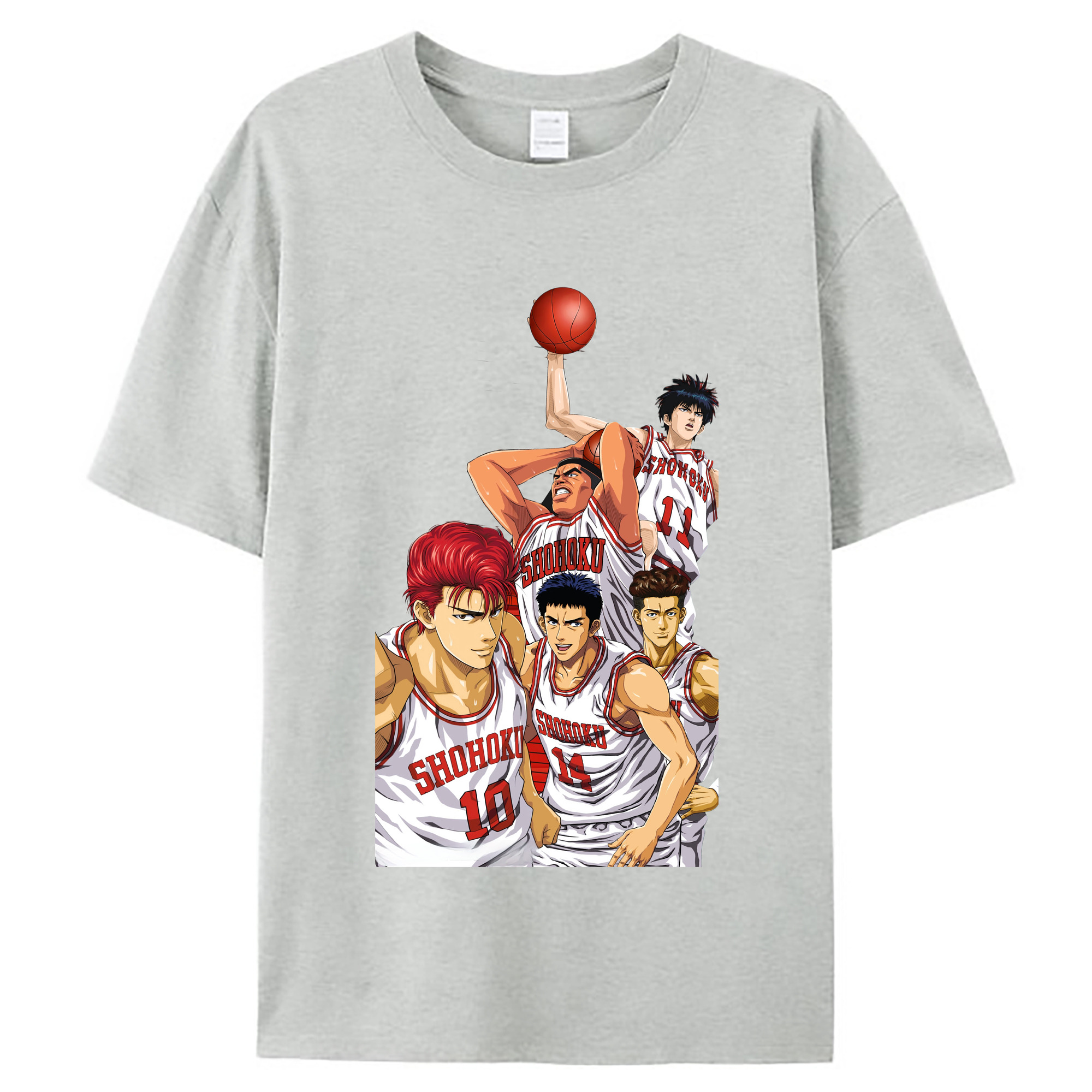（画像用） SLAM DUNK／スラムダンク レディースカジュアルプリントTシャツ（綿100％）