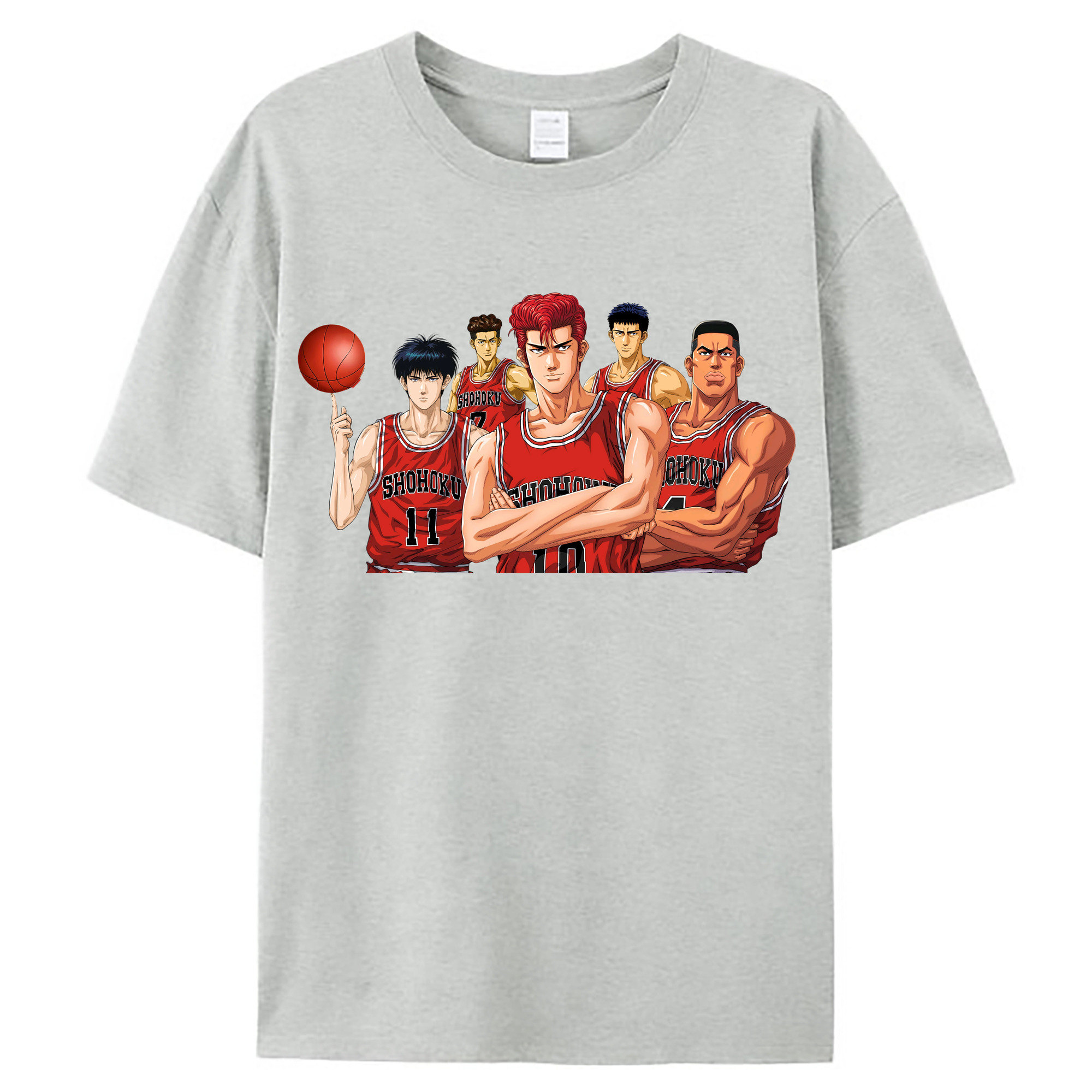 （画像用） SLAM DUNK／スラムダンク レディースカジュアルプリントTシャツ（綿100％）