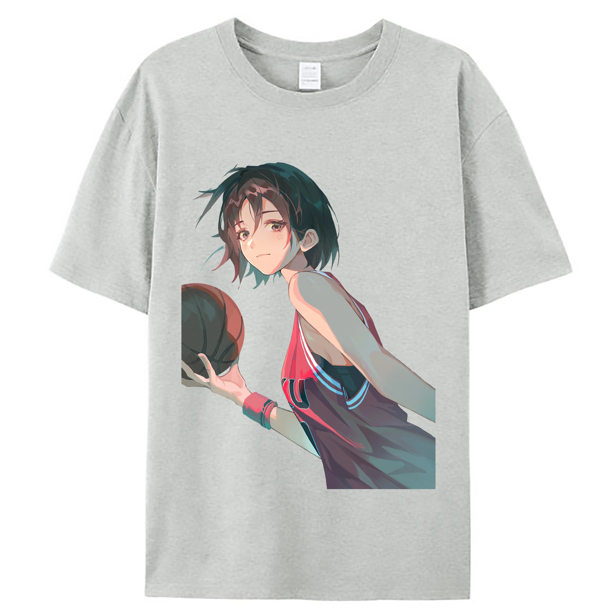 （画像用） SLAM DUNK／スラムダンク レディースカジュアルプリントTシャツ（綿100％）