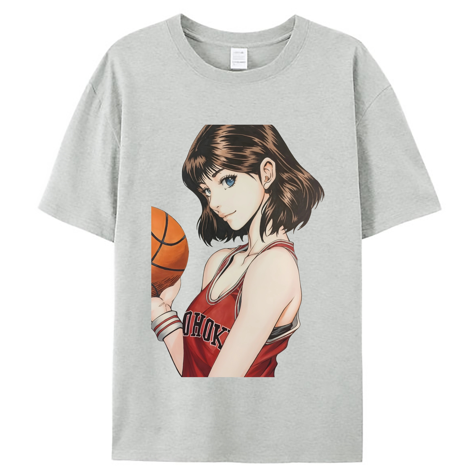 （画像用） SLAM DUNK／スラムダンク レディースカジュアルプリントTシャツ（綿100％）