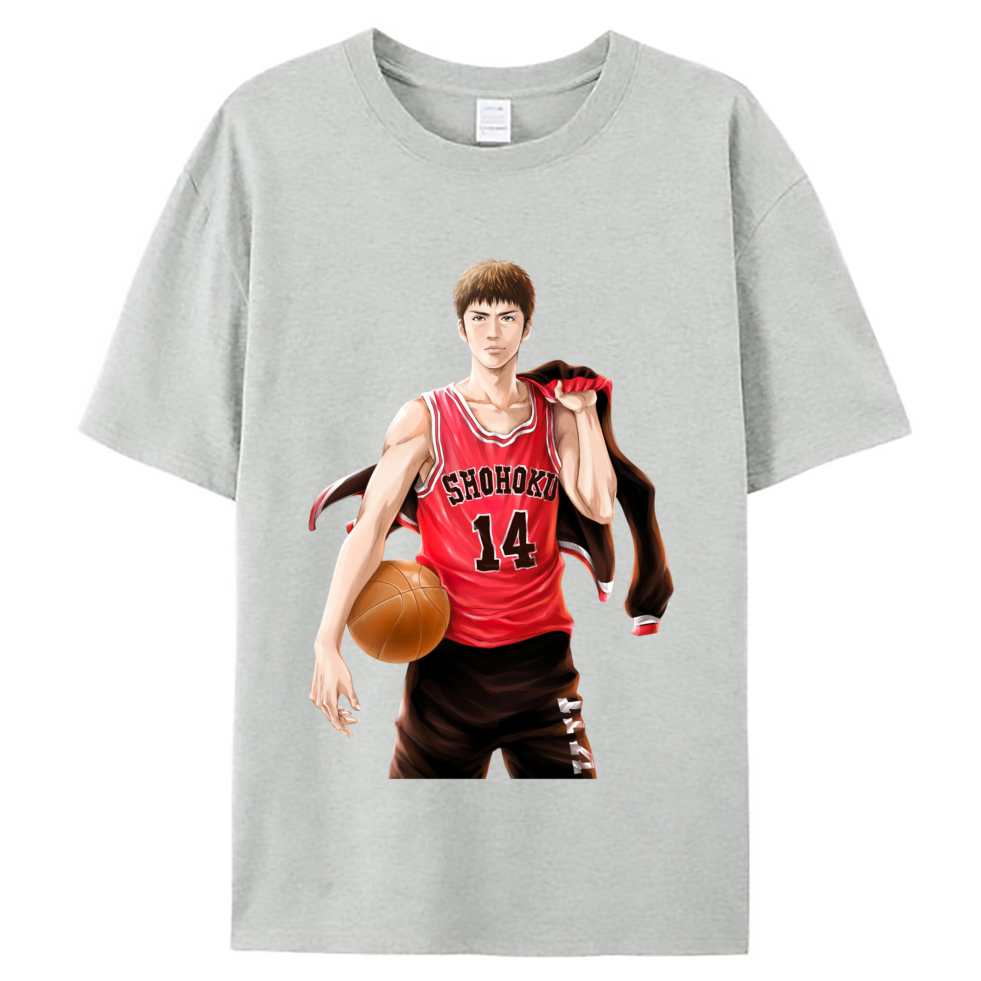 （画像用） SLAM DUNK／スラムダンク レディースカジュアルプリントTシャツ（綿100％）