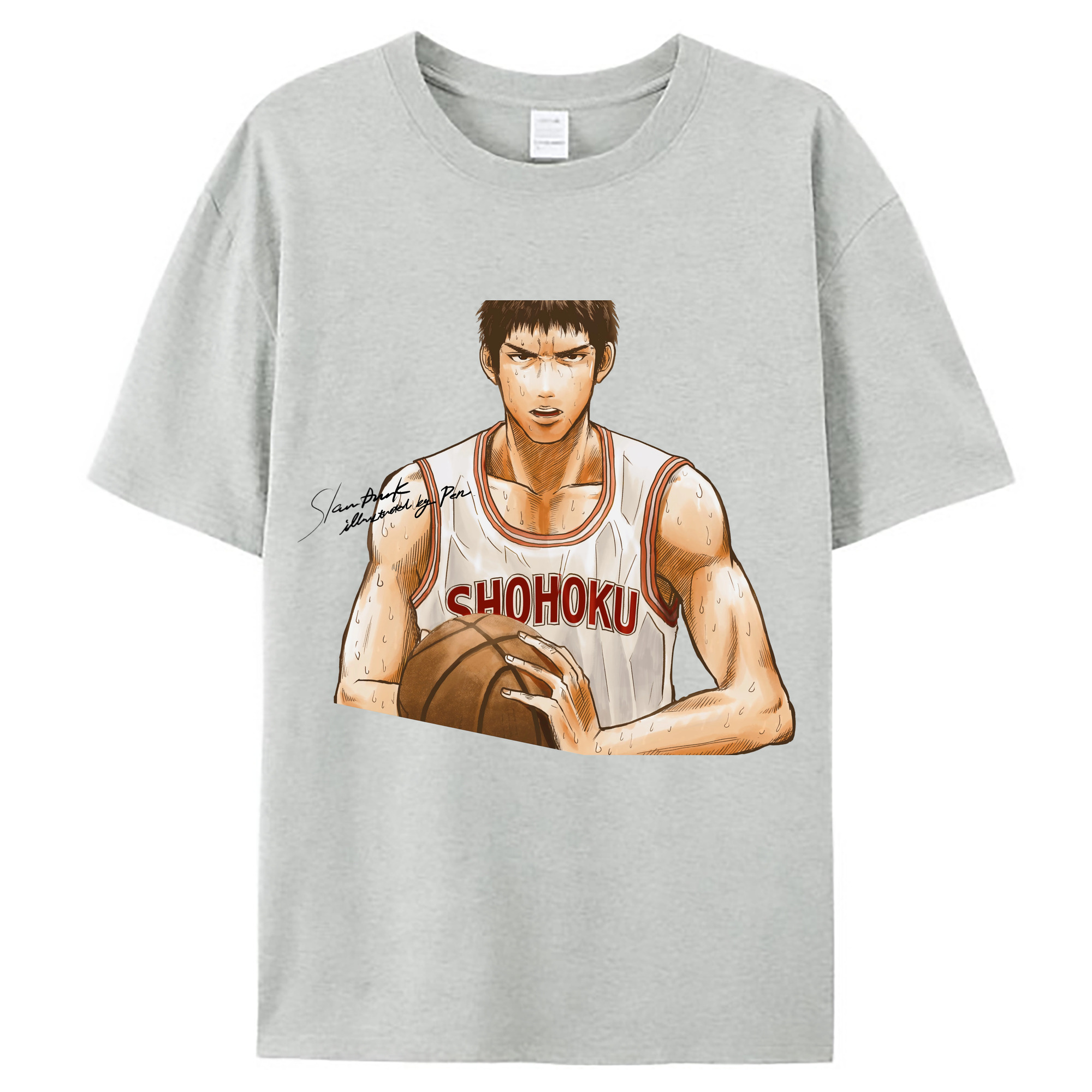 （画像用） SLAM DUNK／スラムダンク レディースカジュアルプリントTシャツ（綿100％）