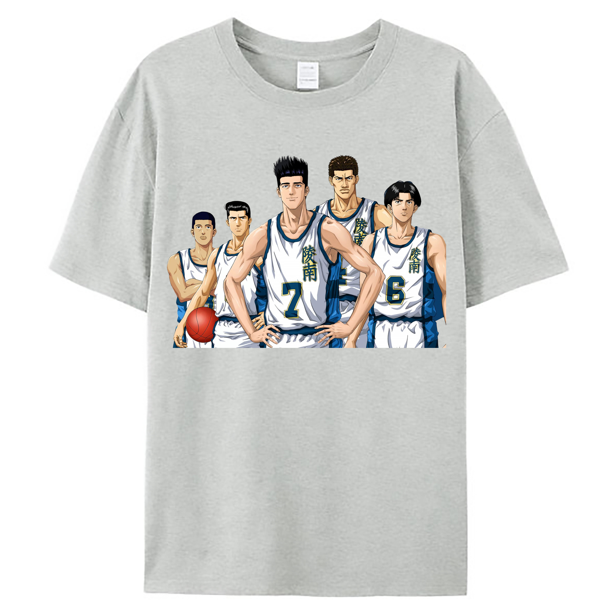 （画像用） SLAM DUNK／スラムダンク レディースカジュアルプリントTシャツ（綿100％）