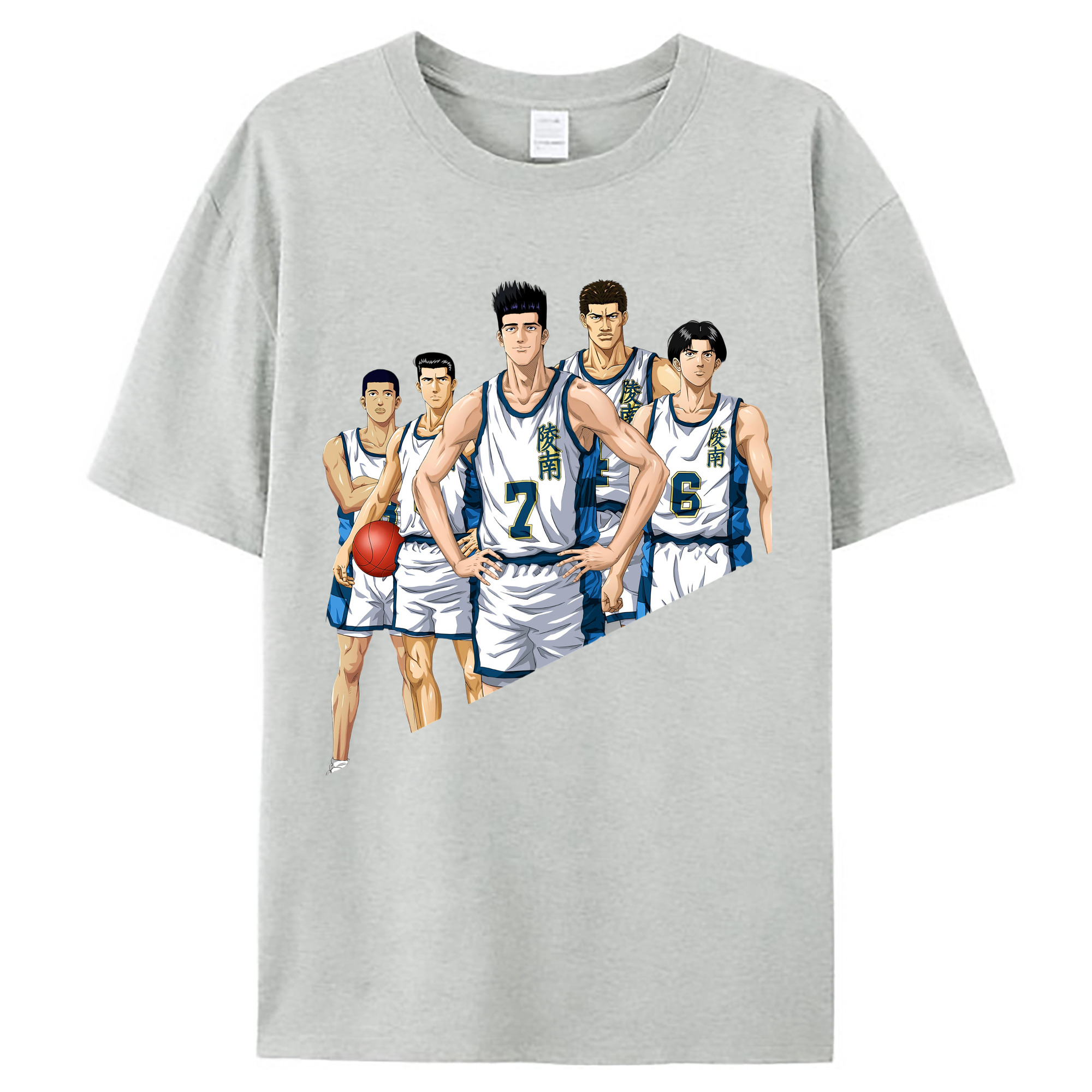 （画像用） SLAM DUNK／スラムダンク レディースカジュアルプリントTシャツ（綿100％）