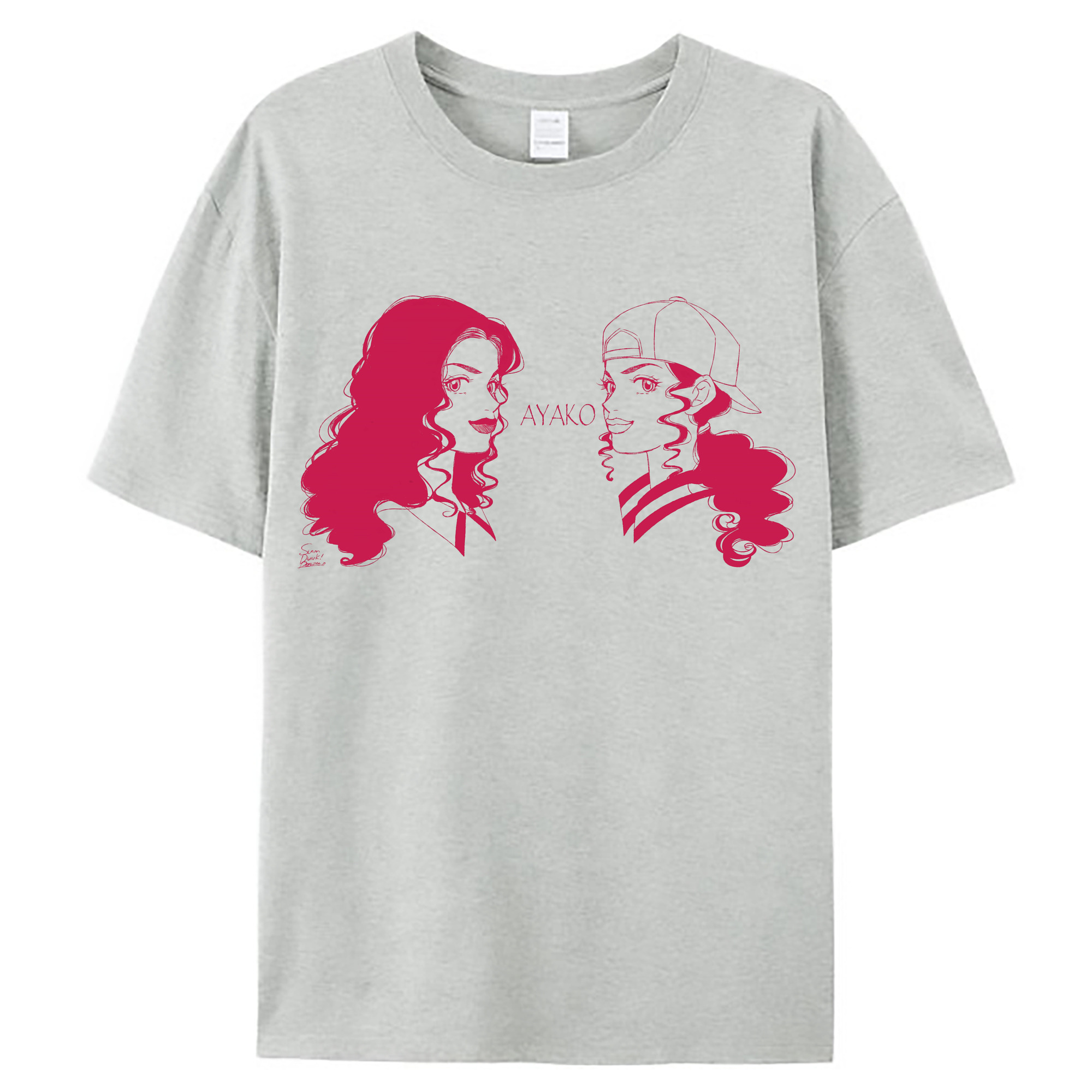 （画像用） SLAM DUNK／スラムダンク レディースカジュアルプリントTシャツ（綿100％）